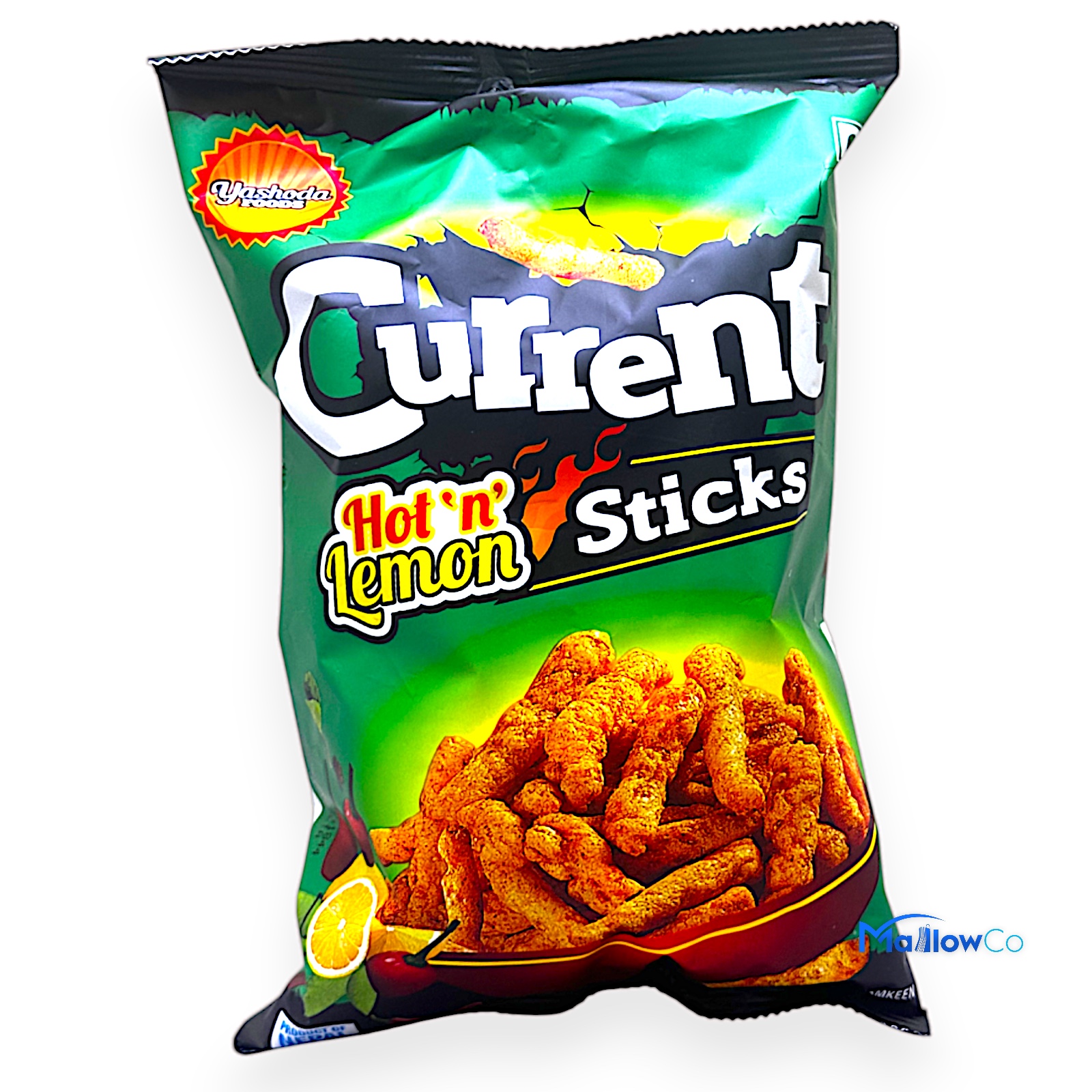 Current Hot 'n' Lemon Sticks – Spicy & Tangy Snack - Snacks & Biscuit 60gm - Image 1