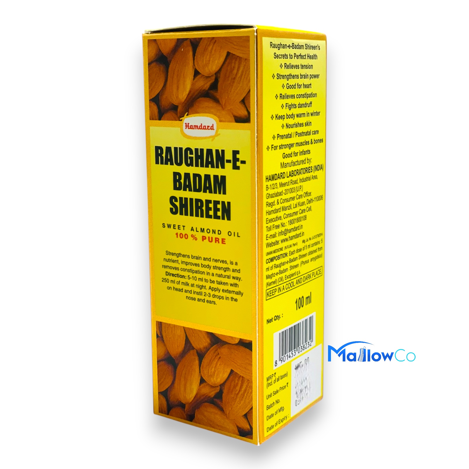 Raughan E-Badam Shireen 100ml - Cosmetics & Health 1pcs - Image 2