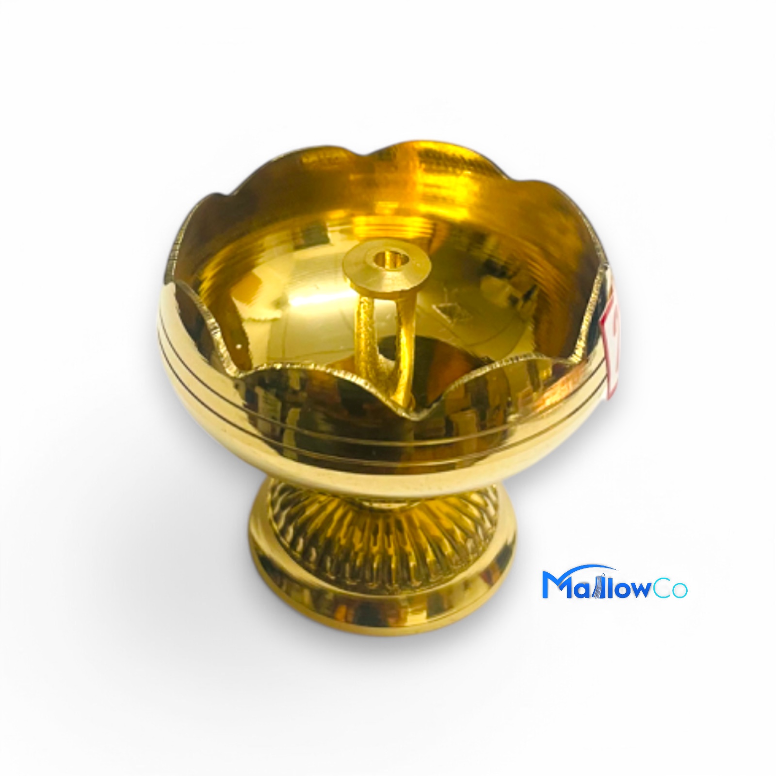Golden Brass Kamal Dip Diyo - Festive & Occasions 1pcs - Image 1