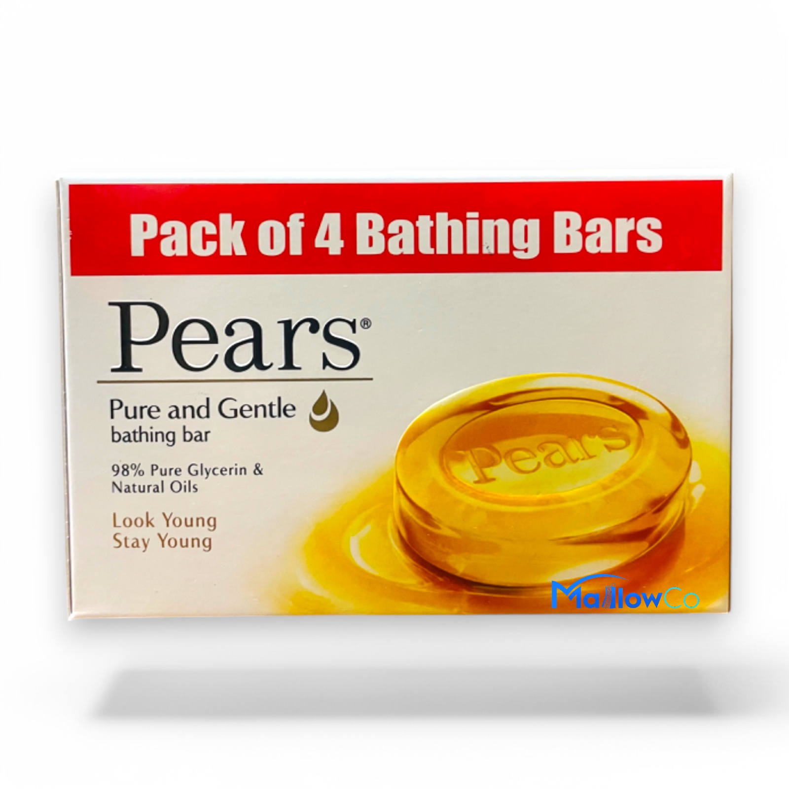 Pears 4 Bathing Bar Pack - Cosmetics & Health 1packet - Image 1