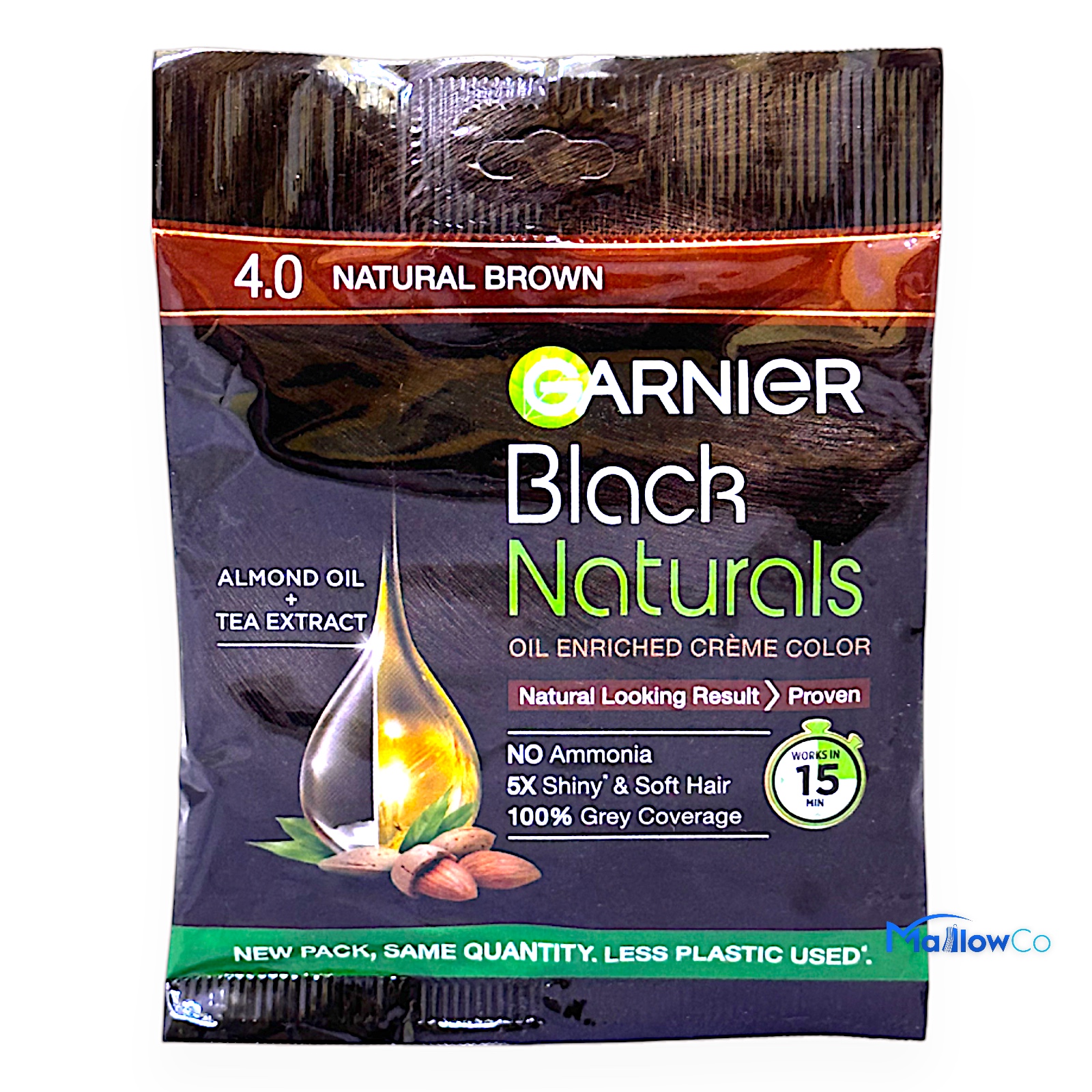 Garnier Black Natural Hair Colour - Cosmetics & Health 20gm - Image 1