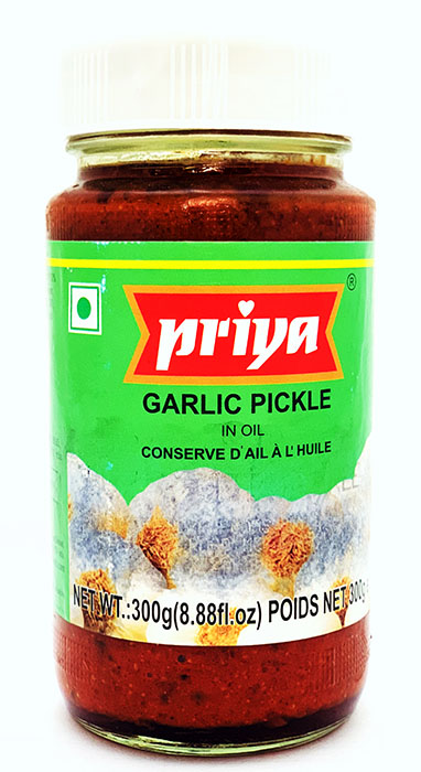 Priya Garlic Pickle - Pickle & Chutney 300gm - Image 1