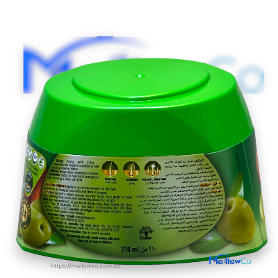 Vatika Styling Hair Cream Olive Henna and Almond - Cosmetics & Health 210ml - Image 2