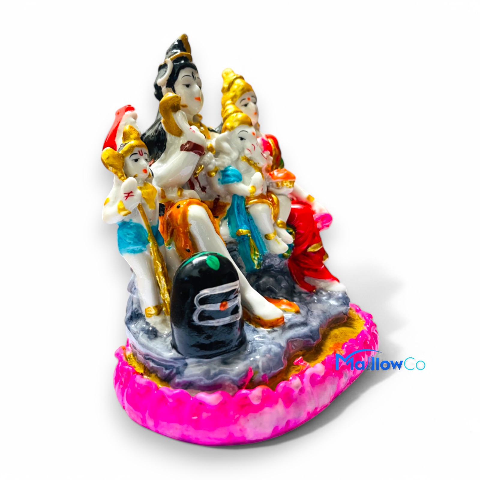 Shiva Parbati Family Statue HInduism 465gm - Festive & Occasions 1pcs - Image 2