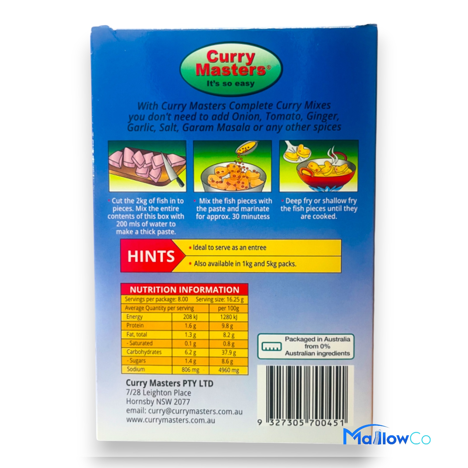 Curry Masters Fish Fry Masala - Spices & Premix 1pcs by Curry Master - Image 2