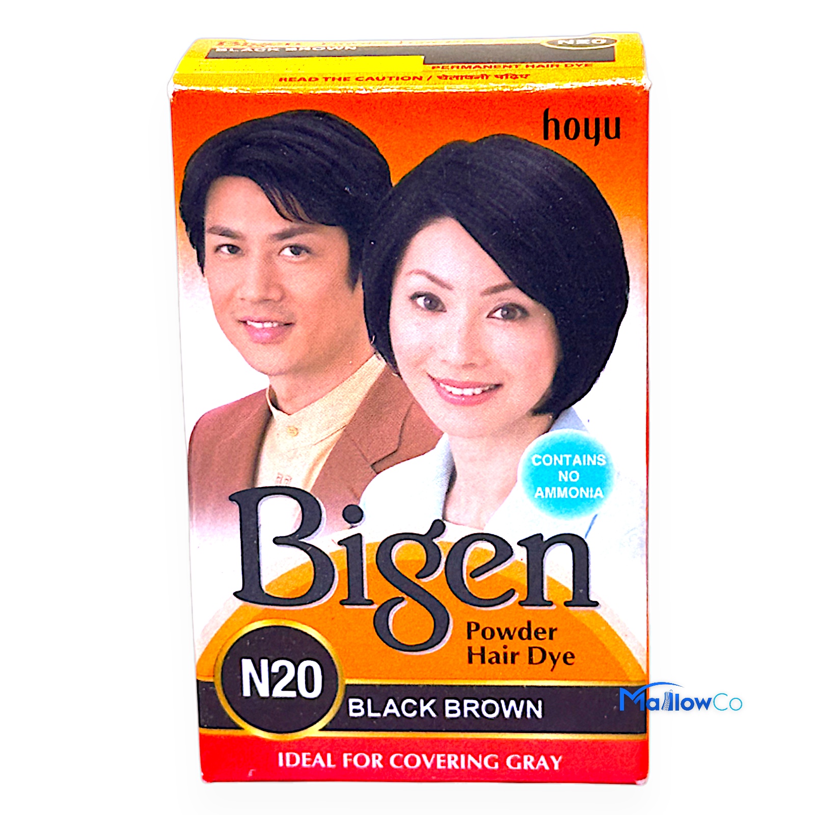 Bigen Powder Hair Dye N20 Black Brown - Cosmetics & Health 6gm - Image 1