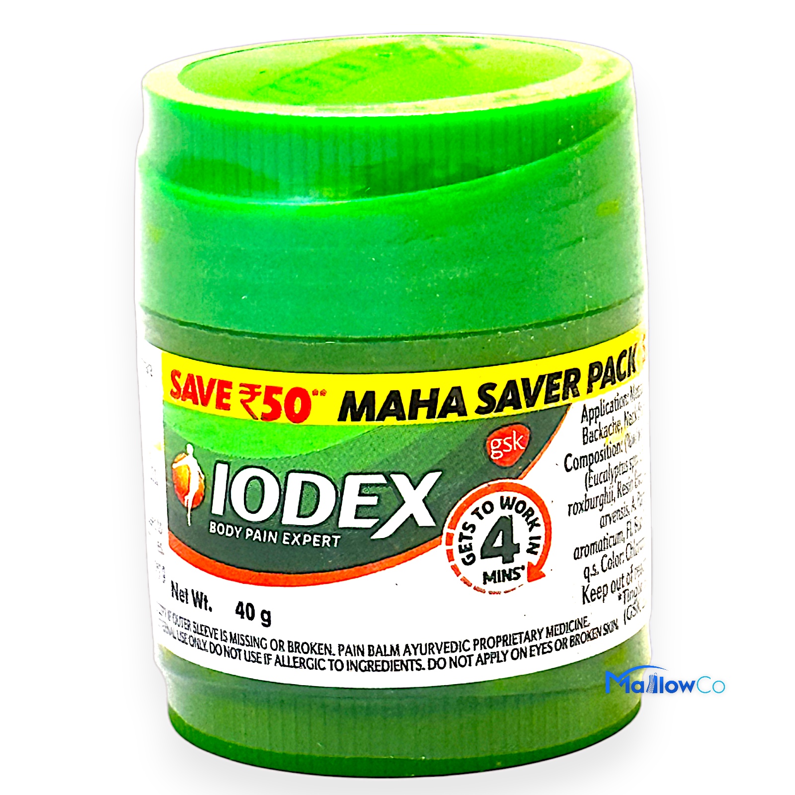 Iodex Body Pain Expert – Fast Relief Balm for Back, Shoulder & Joint Pain - Cosmetics & Health 16gm - Image 1