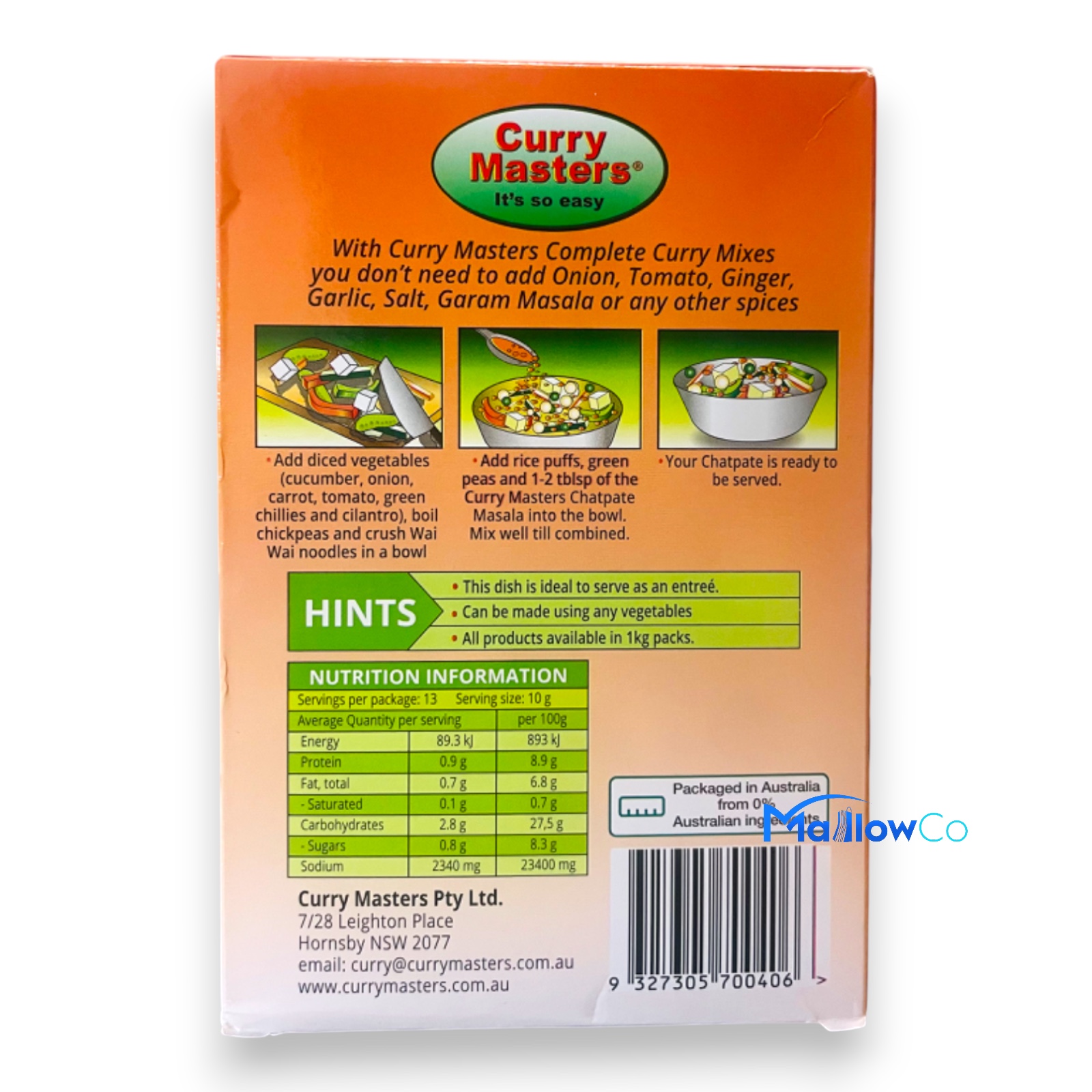 Curry Master Chatpate Masala - Spices & Premix 1pcs by Curry Master - Image 2