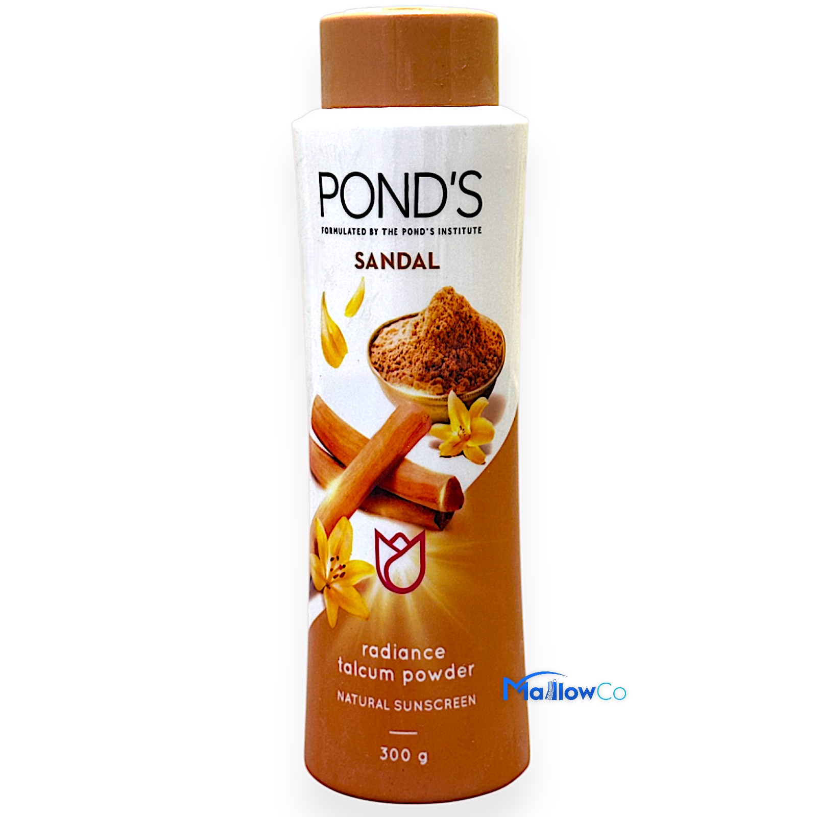 Ponds Sandal Talcum Powder Natural Sunscreen - Cosmetics & Health 300gm by Ponds - Image 1