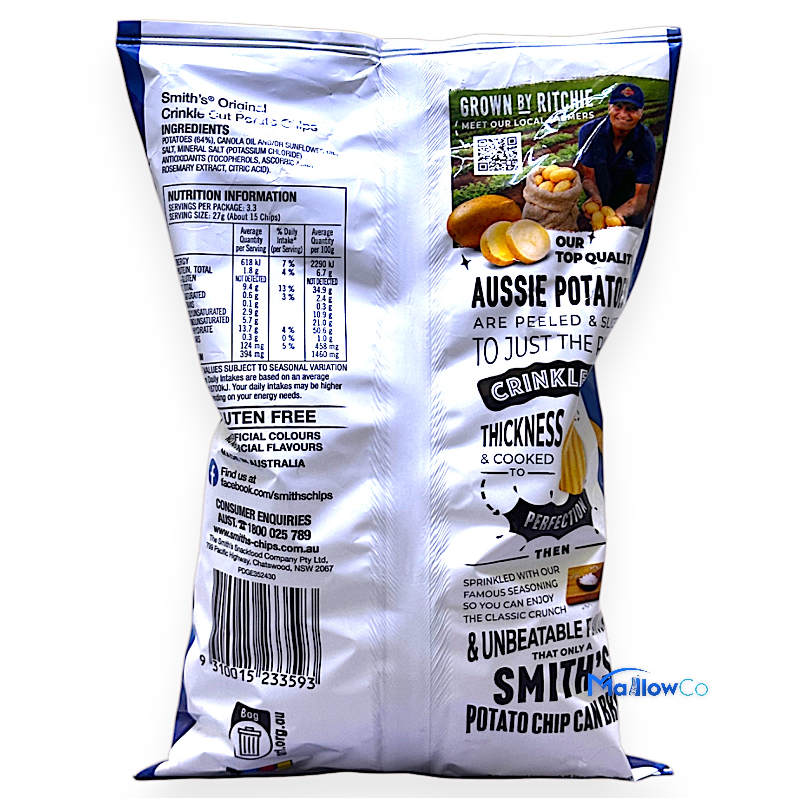 Smith’s Original Potato Chips – Classic Crinkle-Cut Snack - Snacks & Biscuit 90gm - Image 2