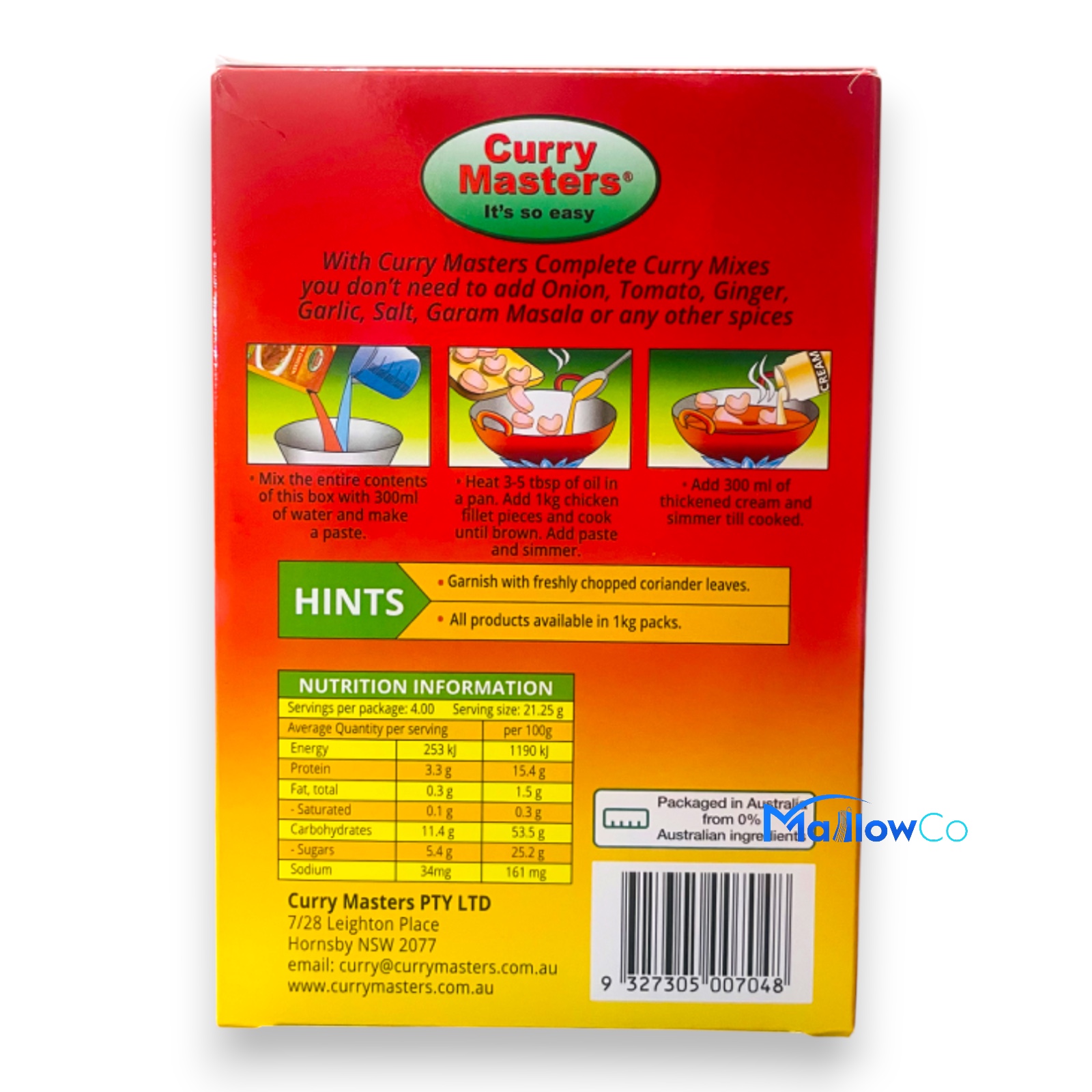 Curry Master Hot Butter Chicken - Spices & Premix 1pcs by Curry Master - Image 2