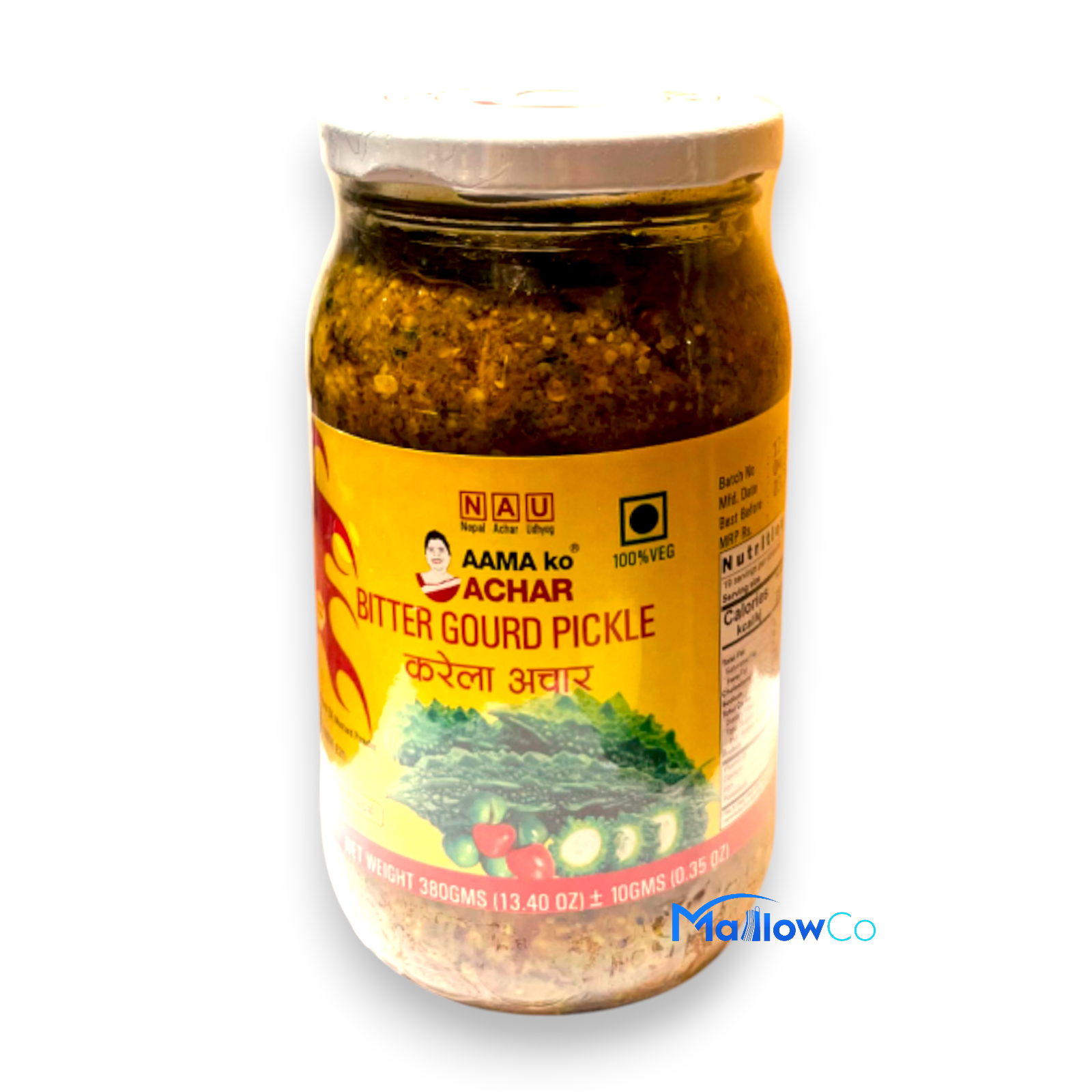 Aamako Bitter Gourd Pickle - Spices & Premix 1pcs by Aamako Achar - Image 1
