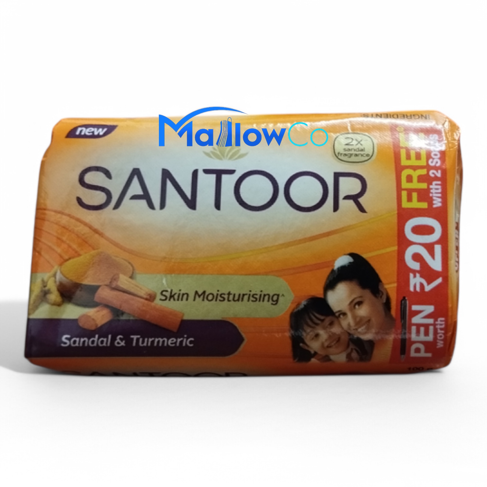 Santoor Skin Moisturising Soap - Cosmetics & Health 1pcs - Image 1