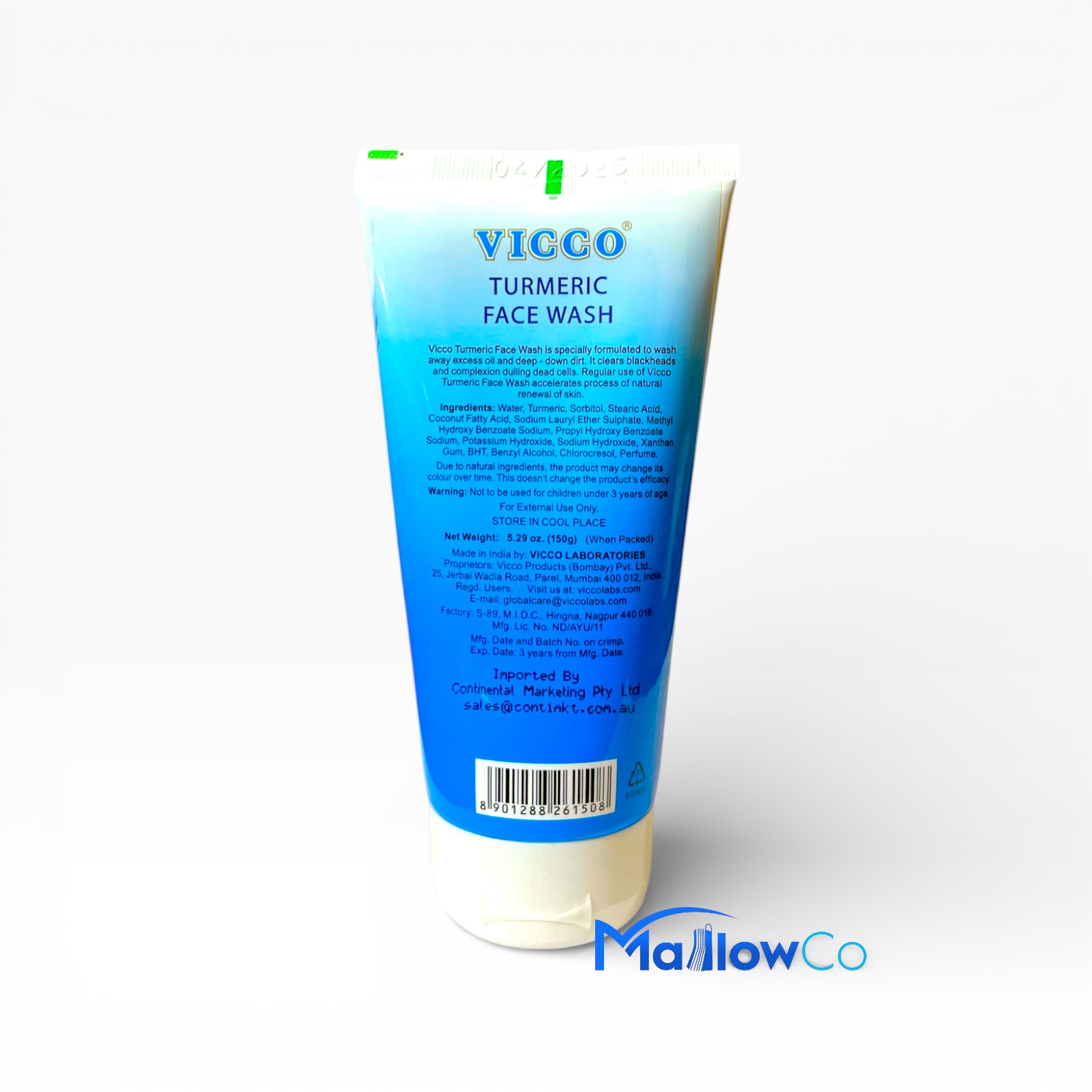 Vicco Turmeric Face Wash 150g - Cosmetics & Health 1pcs - Image 2
