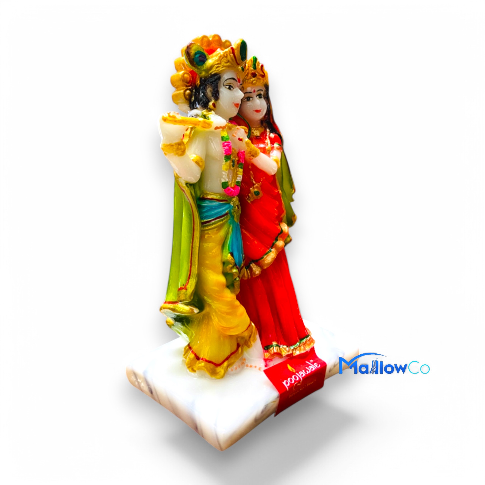 Radha Krishna Murti Idol Statue Sculpture 14cm - Festive & Occasions 1pcs - Image 3