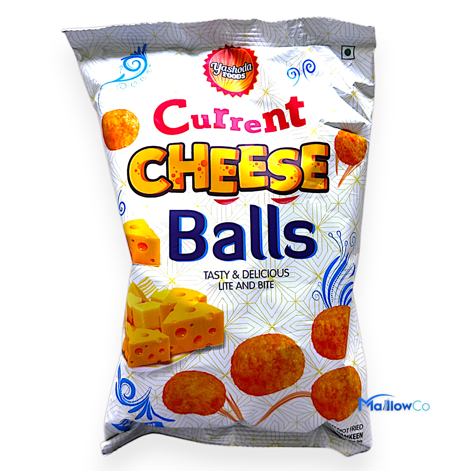 Current Cheese Balls – Crunchy, Cheesy Snack for All Ages - Snacks & Biscuit 60gm - Image 1