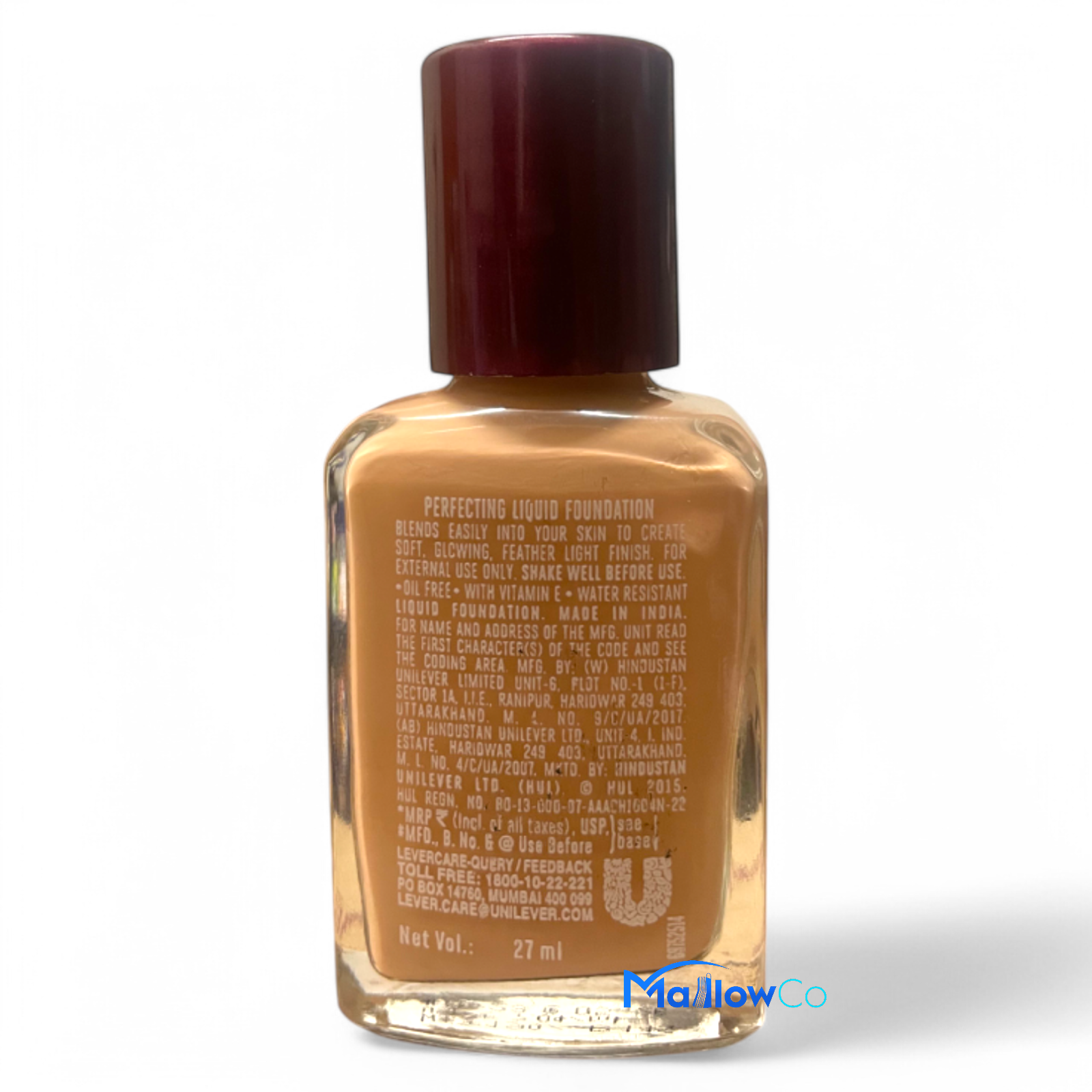 Lakme Perfecting Liquid Foundation Natural Pearl 27ml - Cosmetics & Health 1pcs - Image 4