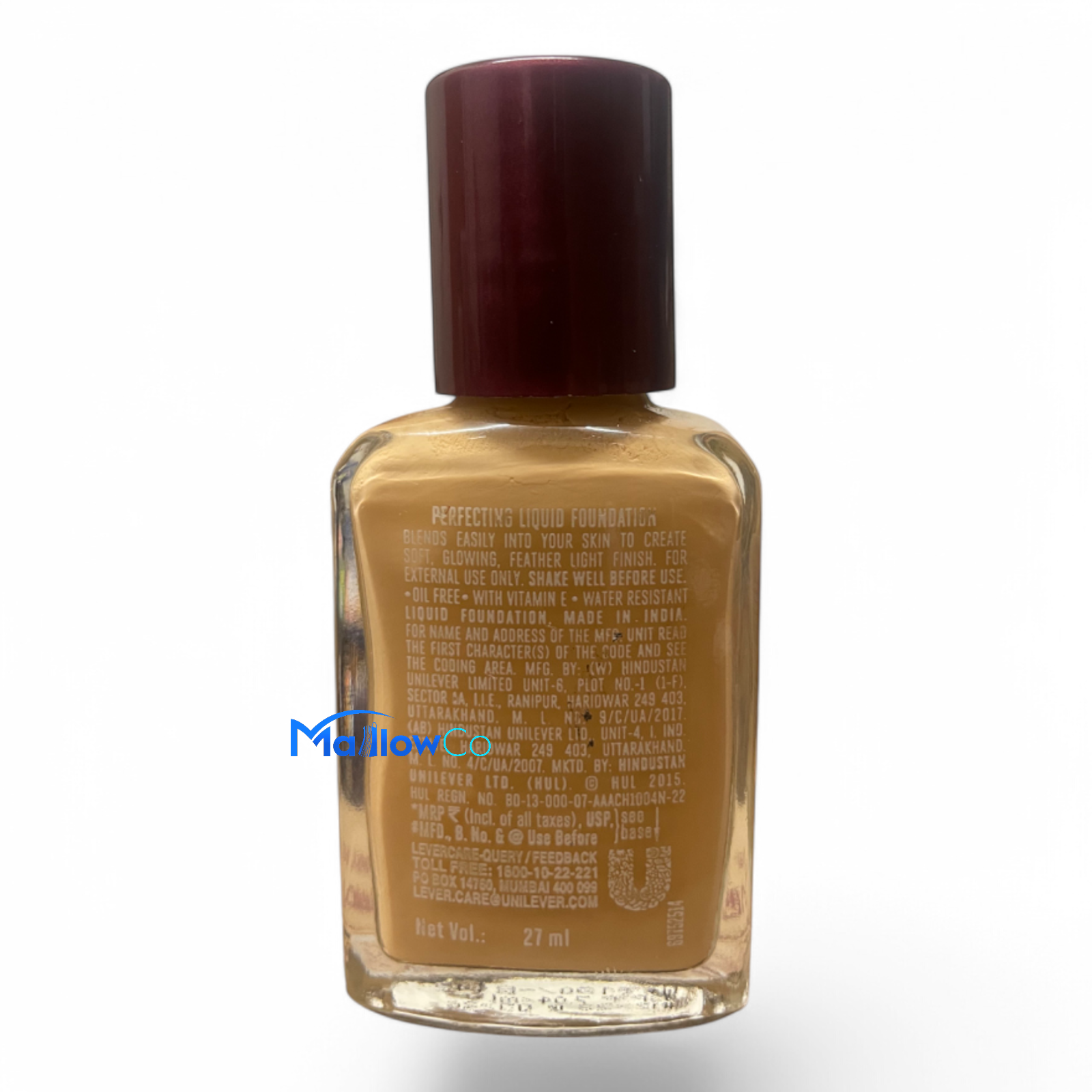 Lakme Perfecting Liquid Foundation Natural Shell - Cosmetics & Health 1pcs - Image 2