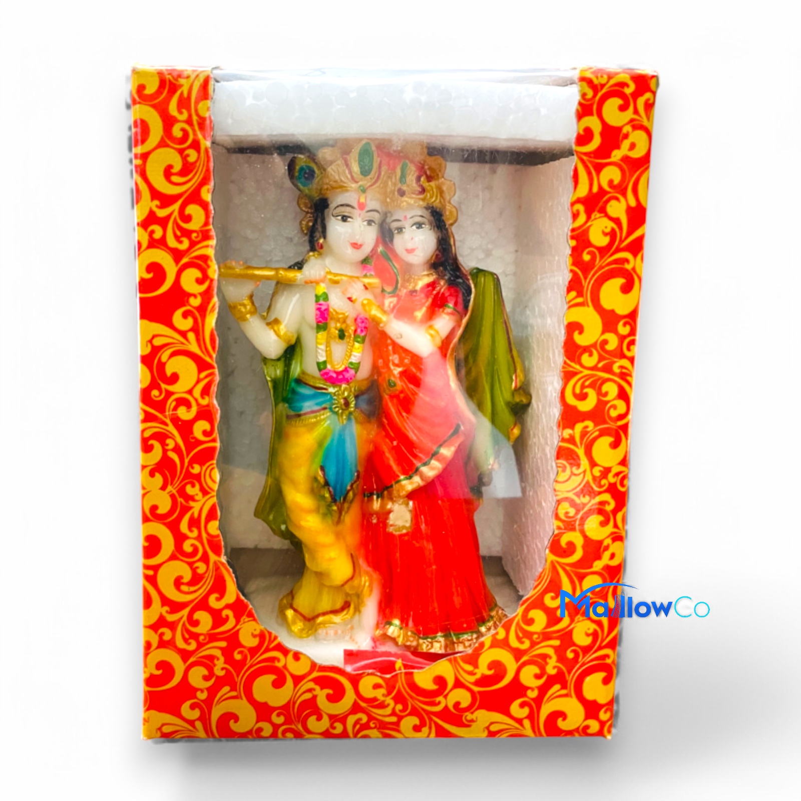 Radha Krishna Murti Idol Statue Sculpture 14cm - Festive & Occasions 1pcs - Image 1