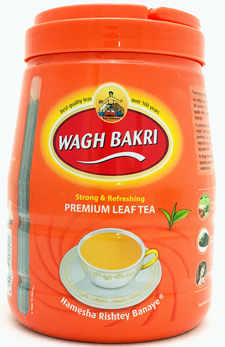 Wagh Bakri Tea Jar 1kg - Sugar & Tea 1kg - Image 1