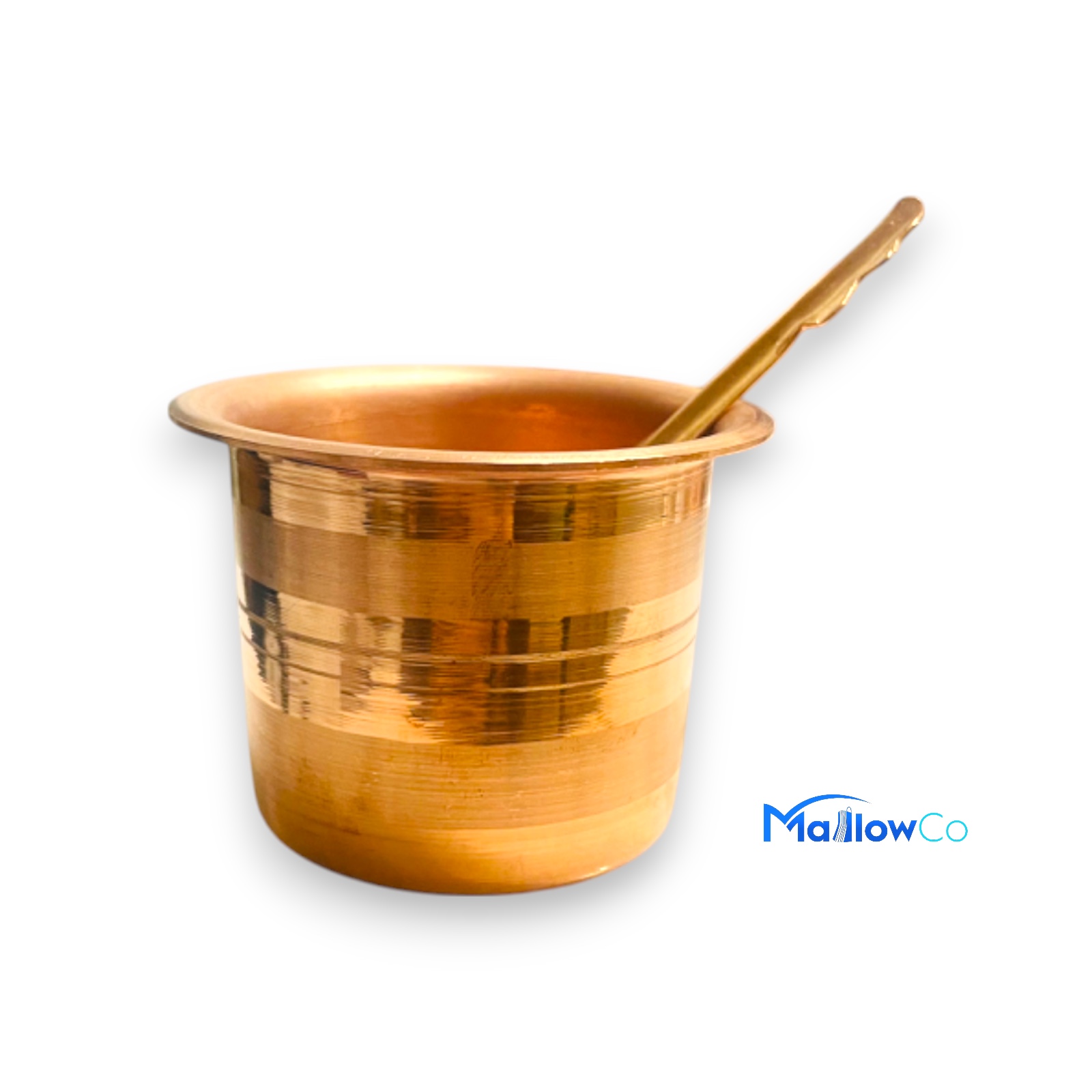 Pancha Patra With Spoon Copper - Kitchen & Utensils 1pcs - Image 2