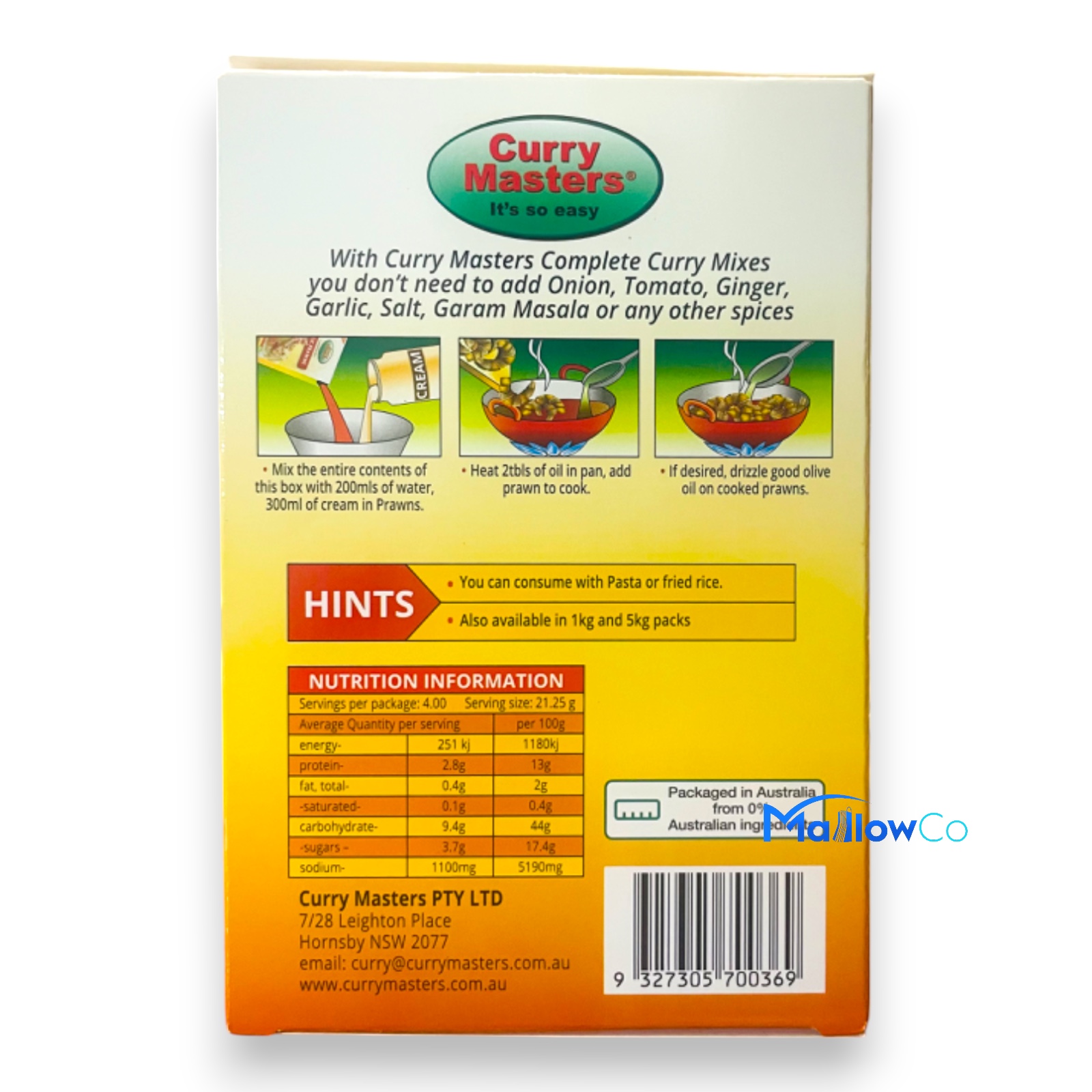 Curry Masters Garlic Prawns Masala - Spices & Premix 1pcs by Curry Master - Image 2