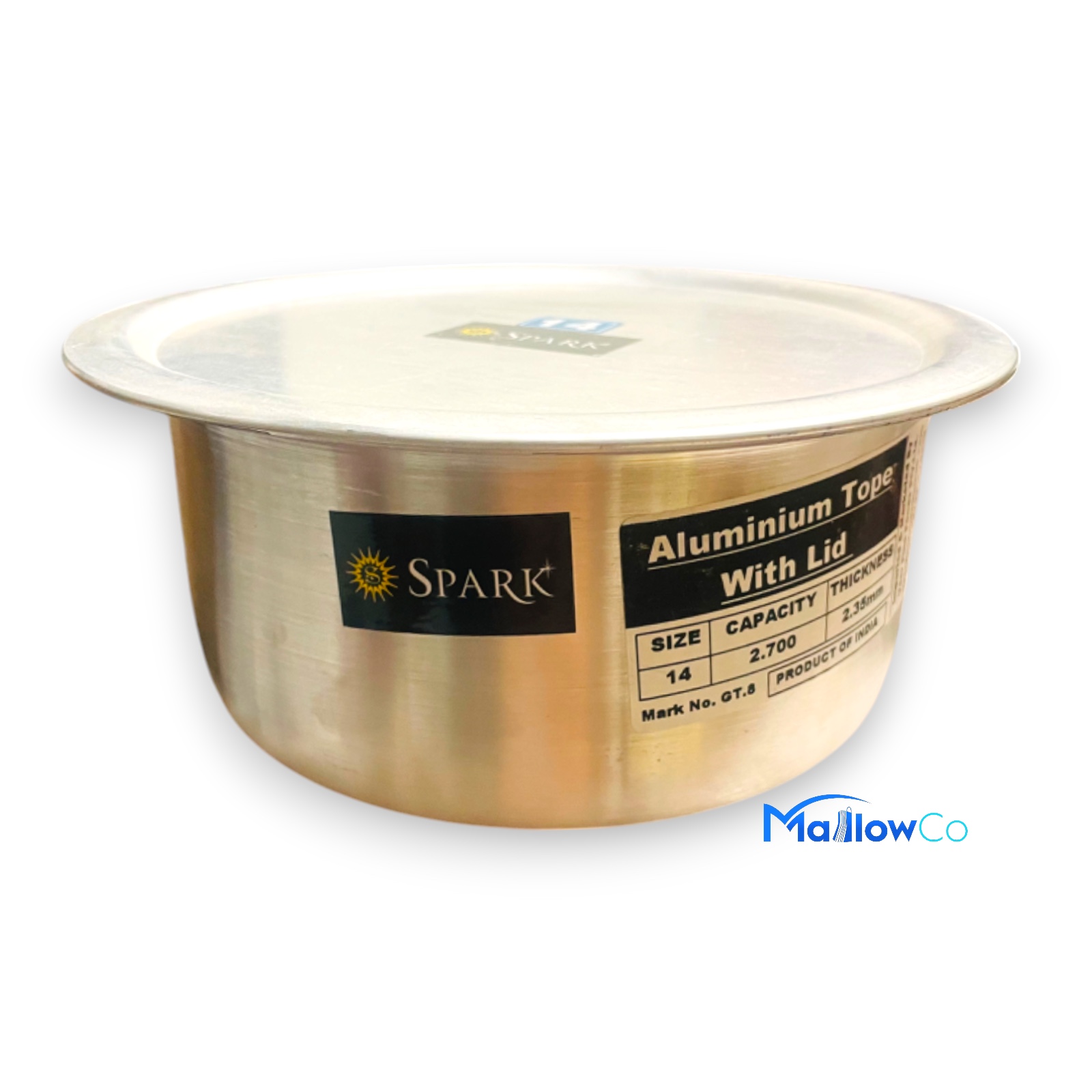 Aluminium Top With Lid  14 No - Kitchen & Utensils 1pcs - Image 1