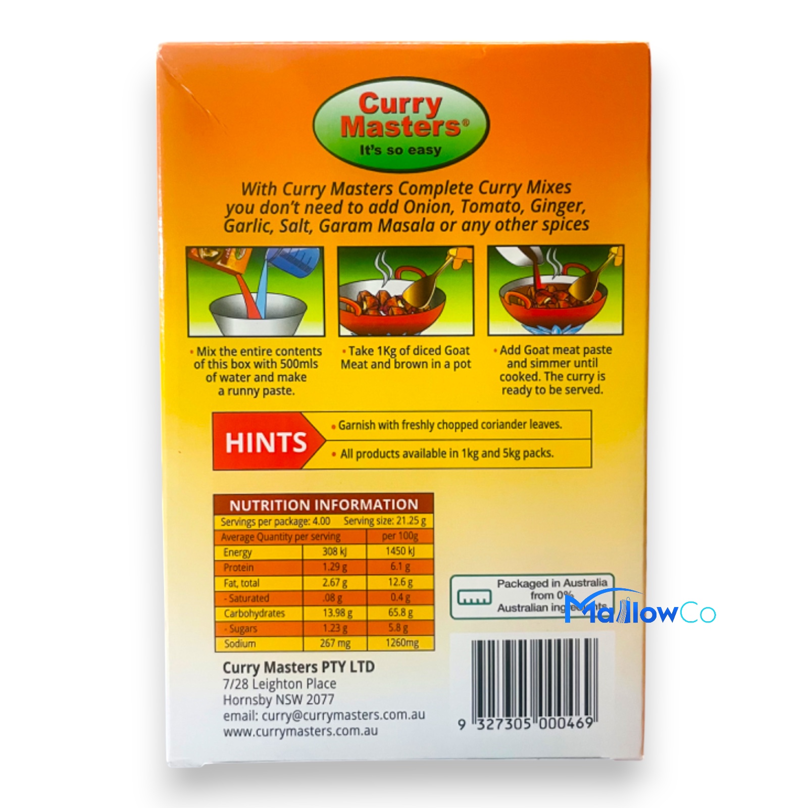 Curry Masters Goat Meat Curry || Complete Curry Mix - Spices & Premix 1pcs by Curry Master - Image 2