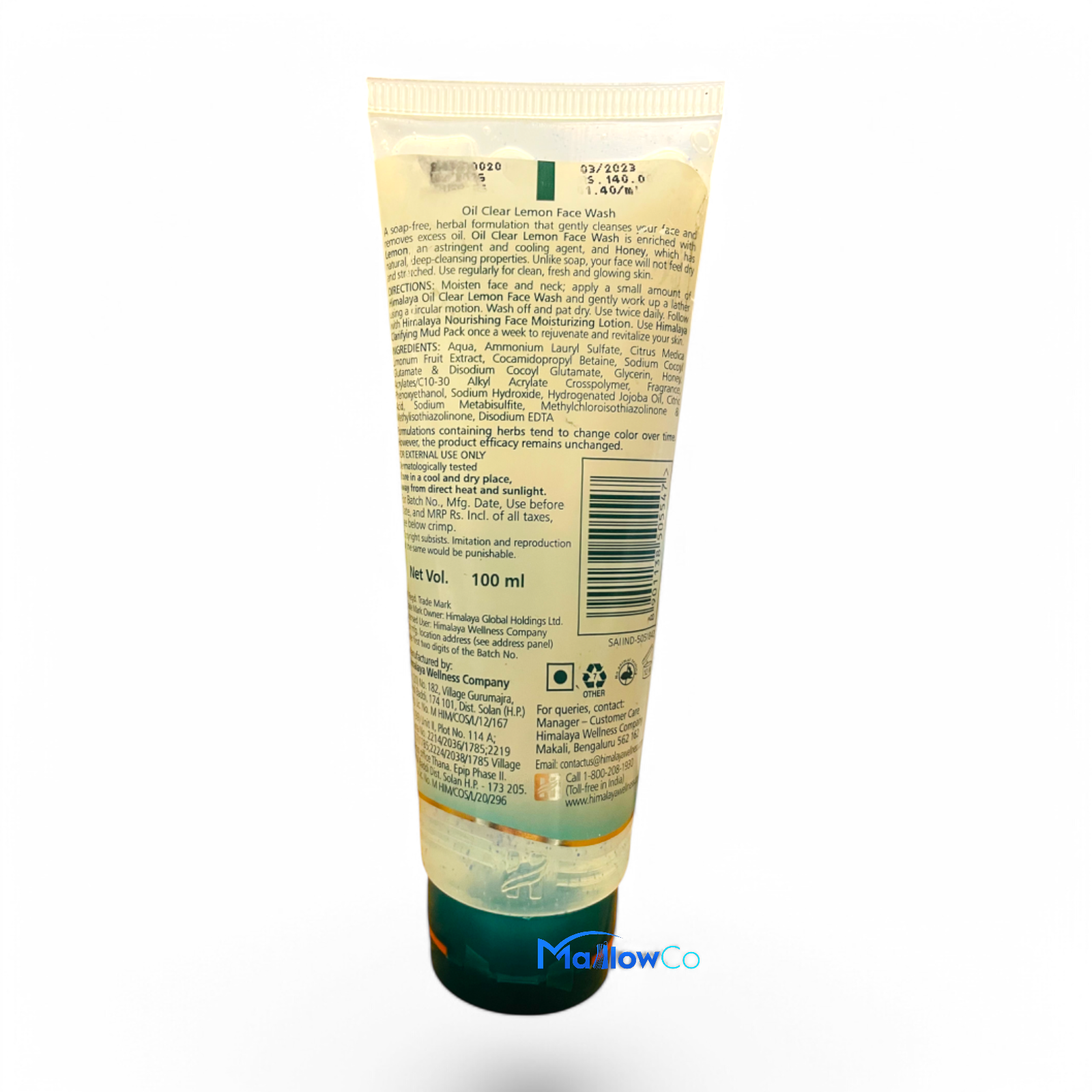 Himalaya Oil Clear Lemon Face Wash 100ml - Cosmetics & Health 100ml by Himalaya - Image 2