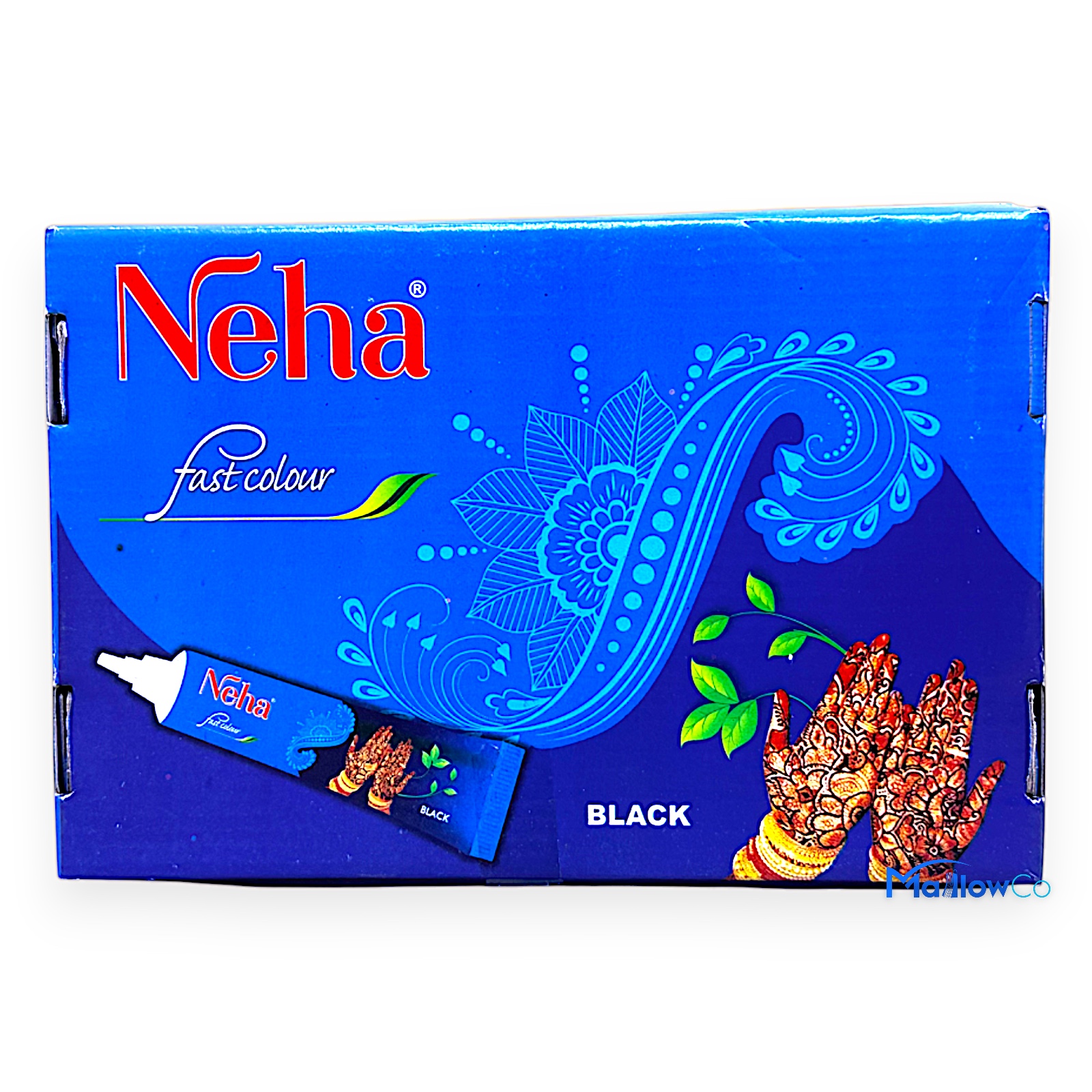Neha Fast Color Mehandi Cone - Black - Cosmetics & Health 10pcs - Image 1