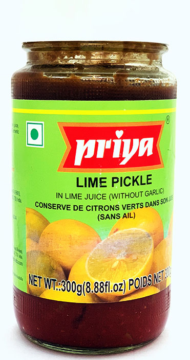 Priya Lime Pickle - Pickle & Chutney 300gm - Image 1