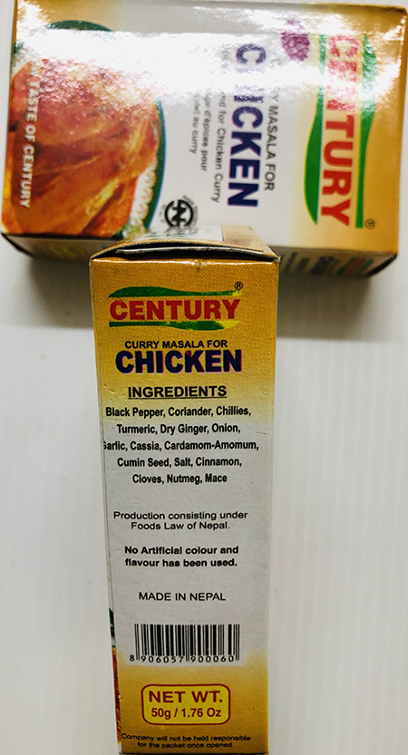 Century Chicken Masala - Spices & Premix 1pcs by Century - Image 3