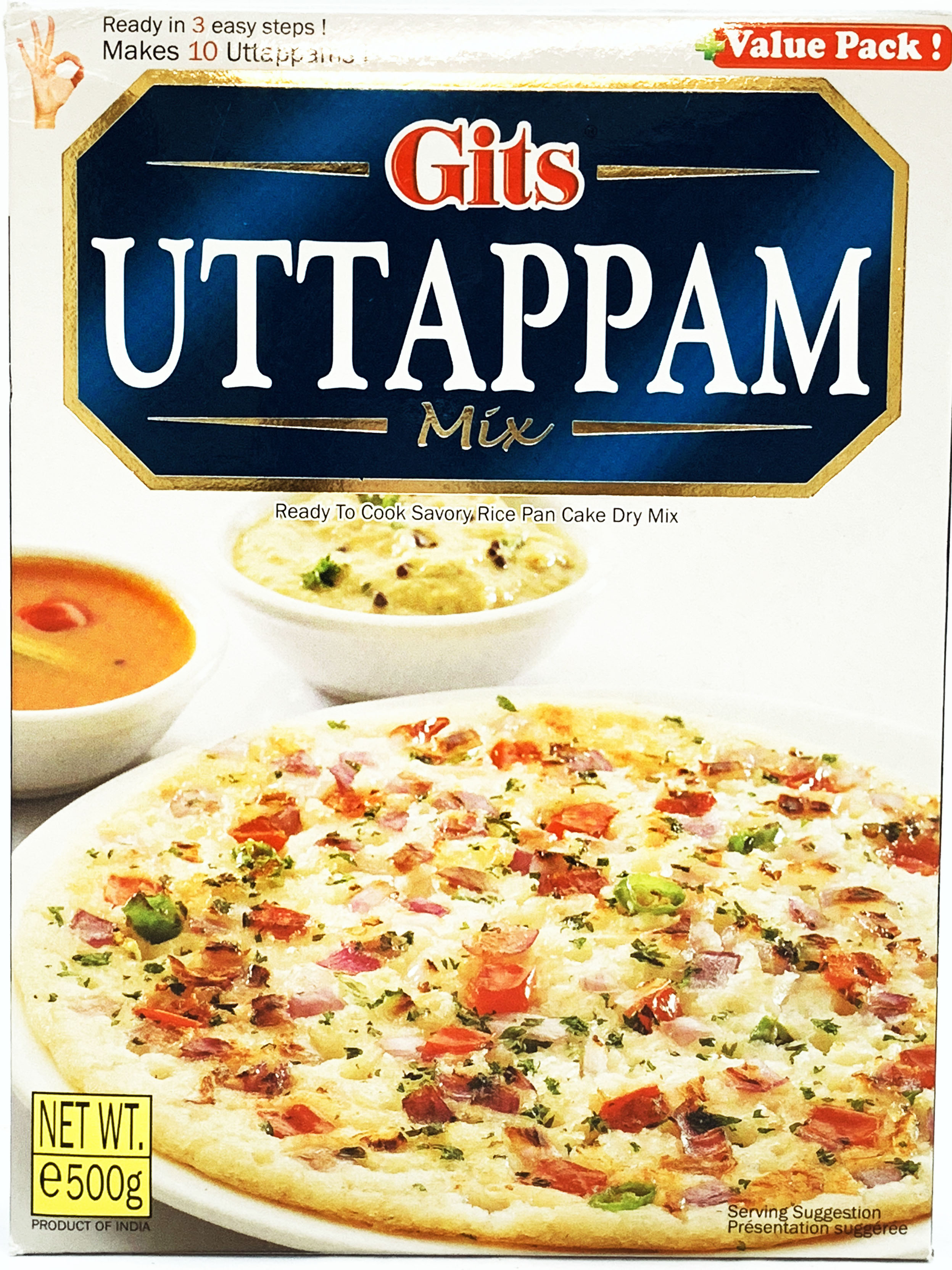 Gits Uttappam Mix - Rice & Flour 500gm - Image 1
