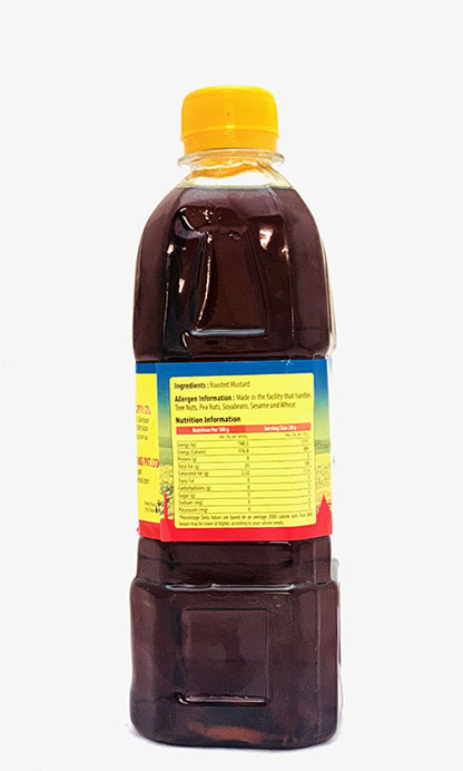 Roasted Mustard Oil - Nuts,Ghee & Oil 500ml - Image 2