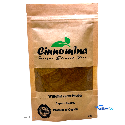 Cinnomina White Fish Curry Powder - Spices & Premix 75gm - Image 1
