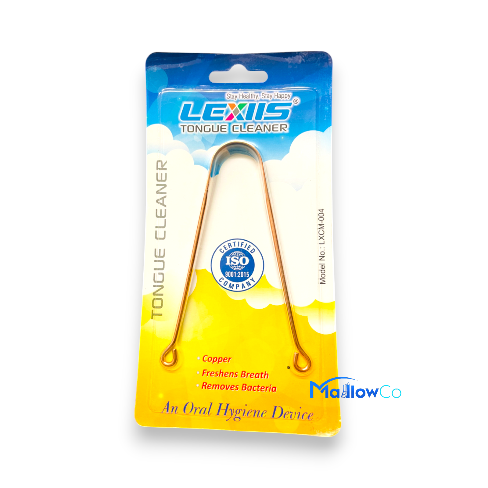 Lexiis Tongue Cleaner Copper - Cosmetics & Health 1pcs