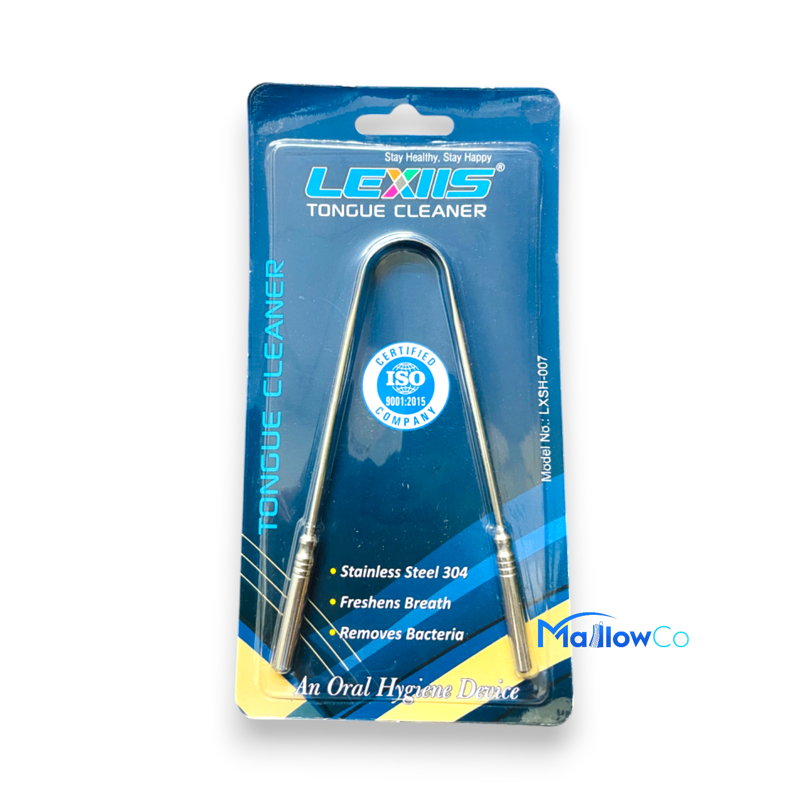 Lexiss Tongue Cleaner Stainless Steel 304 - Cosmetics & Health 1pcs - Image 1