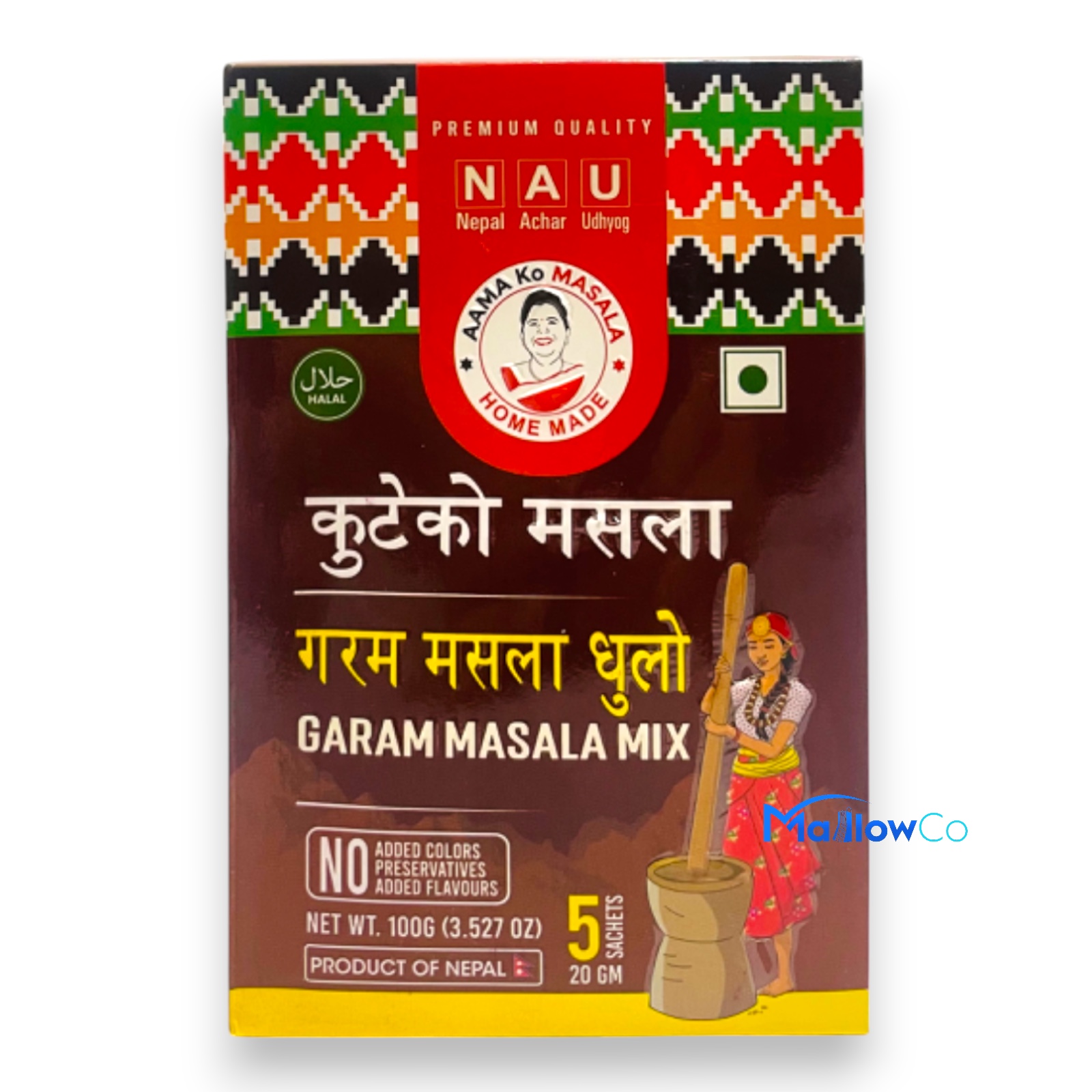 Aama Ko Masala Garam Masala Mix 100g – Premium Nepali Spice Blend | Product of Nepal - Spices & Premix 1pcs by Aamako Achar - Image 1