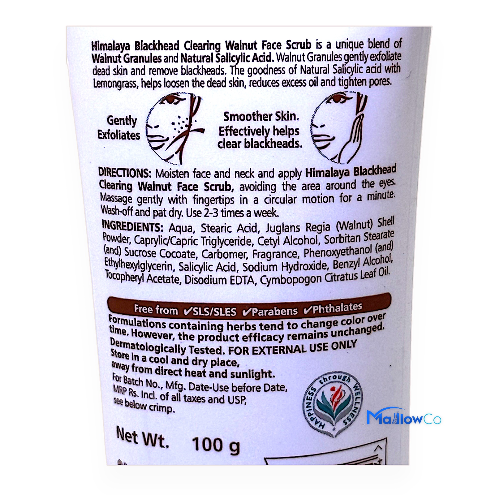 Himalaya Blackhead Clearing Walnut Facewash - Cosmetics & Health 100gm by Himalaya - Image 3
