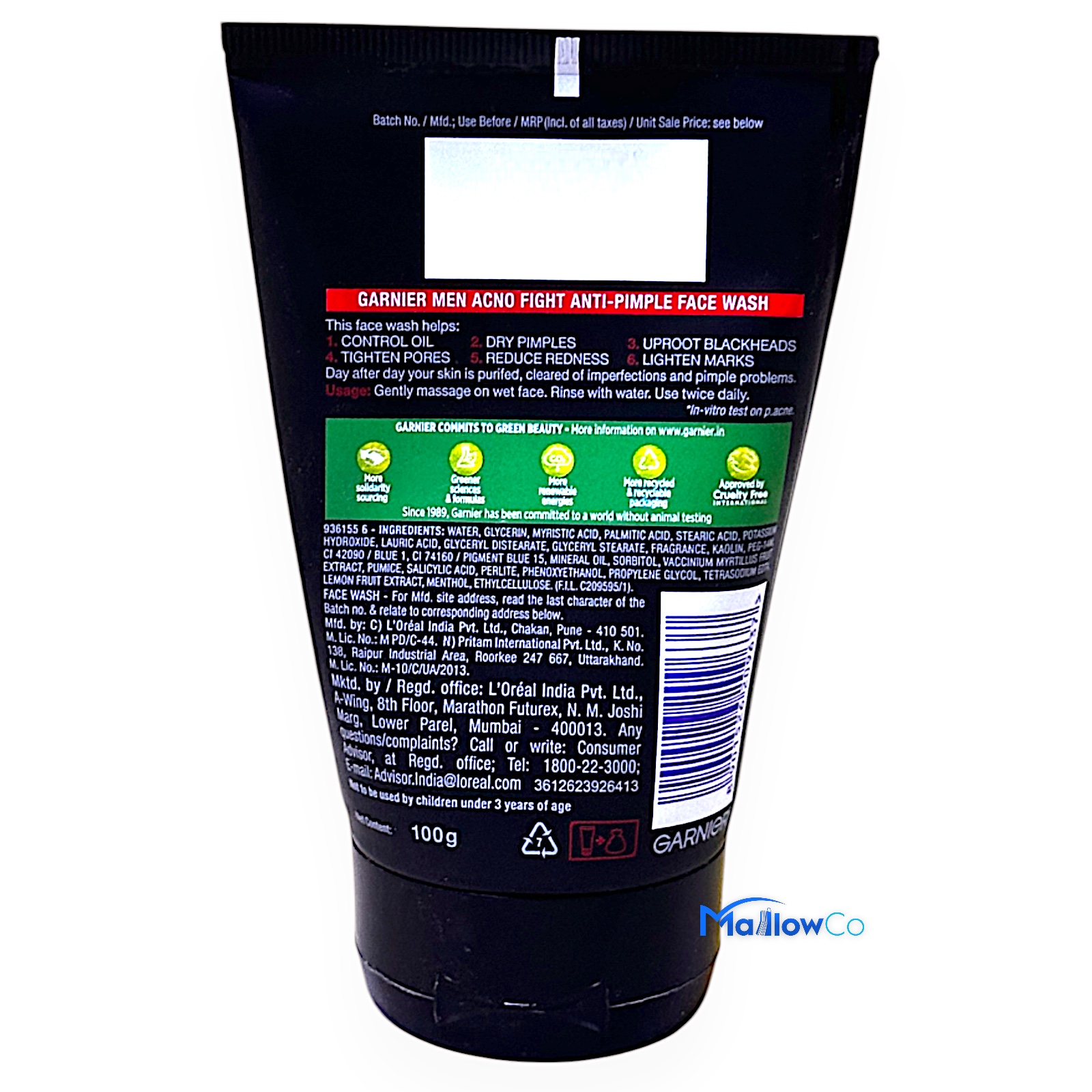 Garnier Men AcnoFight Facewash - Cosmetics & Health 100gm - Image 2