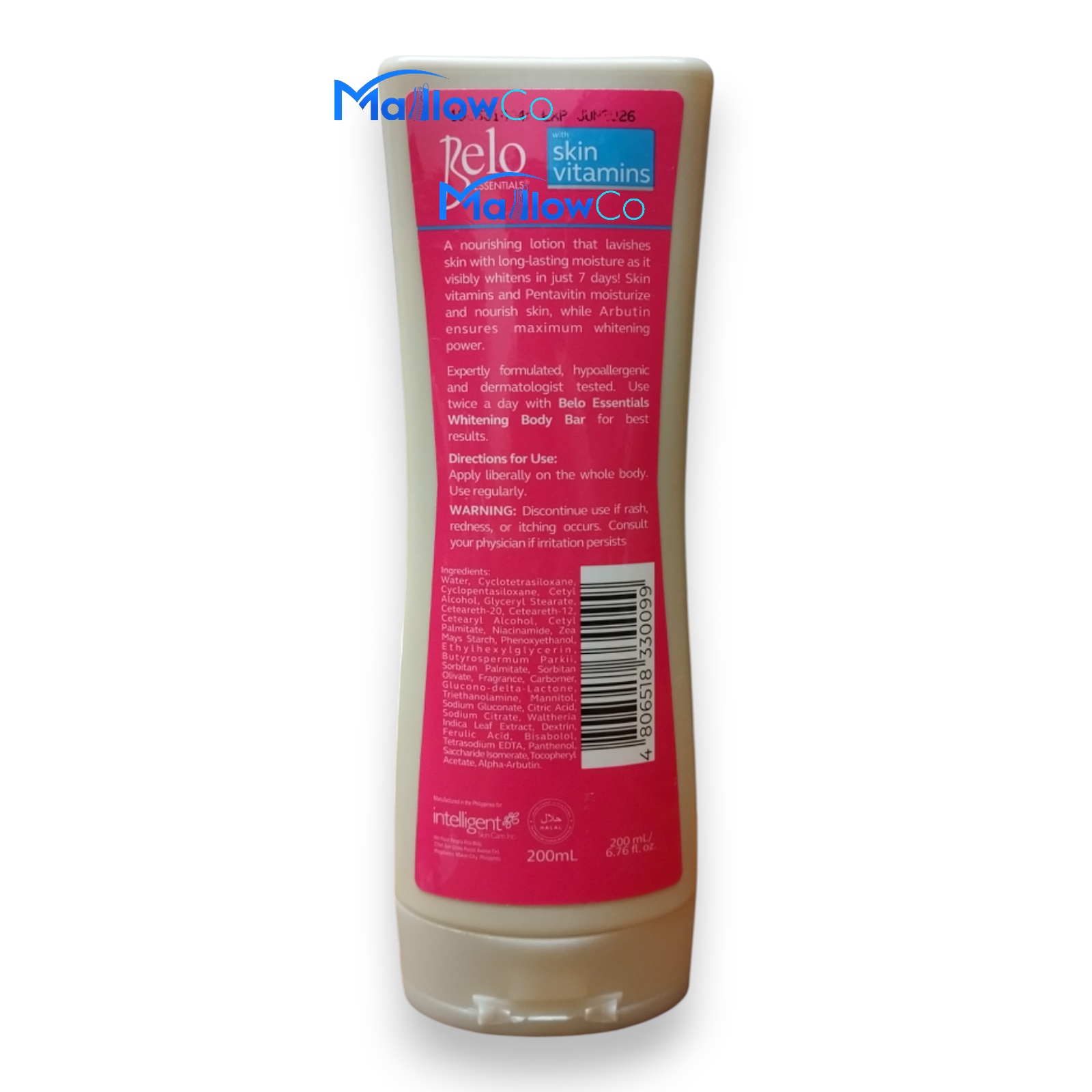 Belo Essential Whitening Lotion 200ml - Cosmetics & Health 1pcs by Belo - Image 2