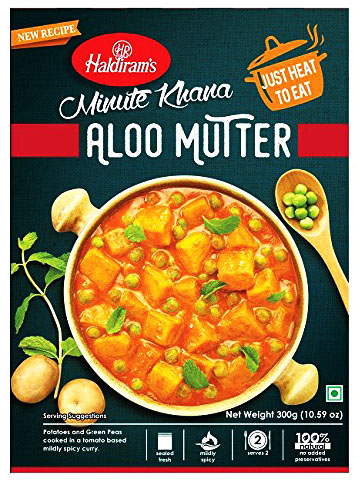 Haldiram's Aloo Muttar - Daily Needs & Others 1pcs by Haldiram - Image 1