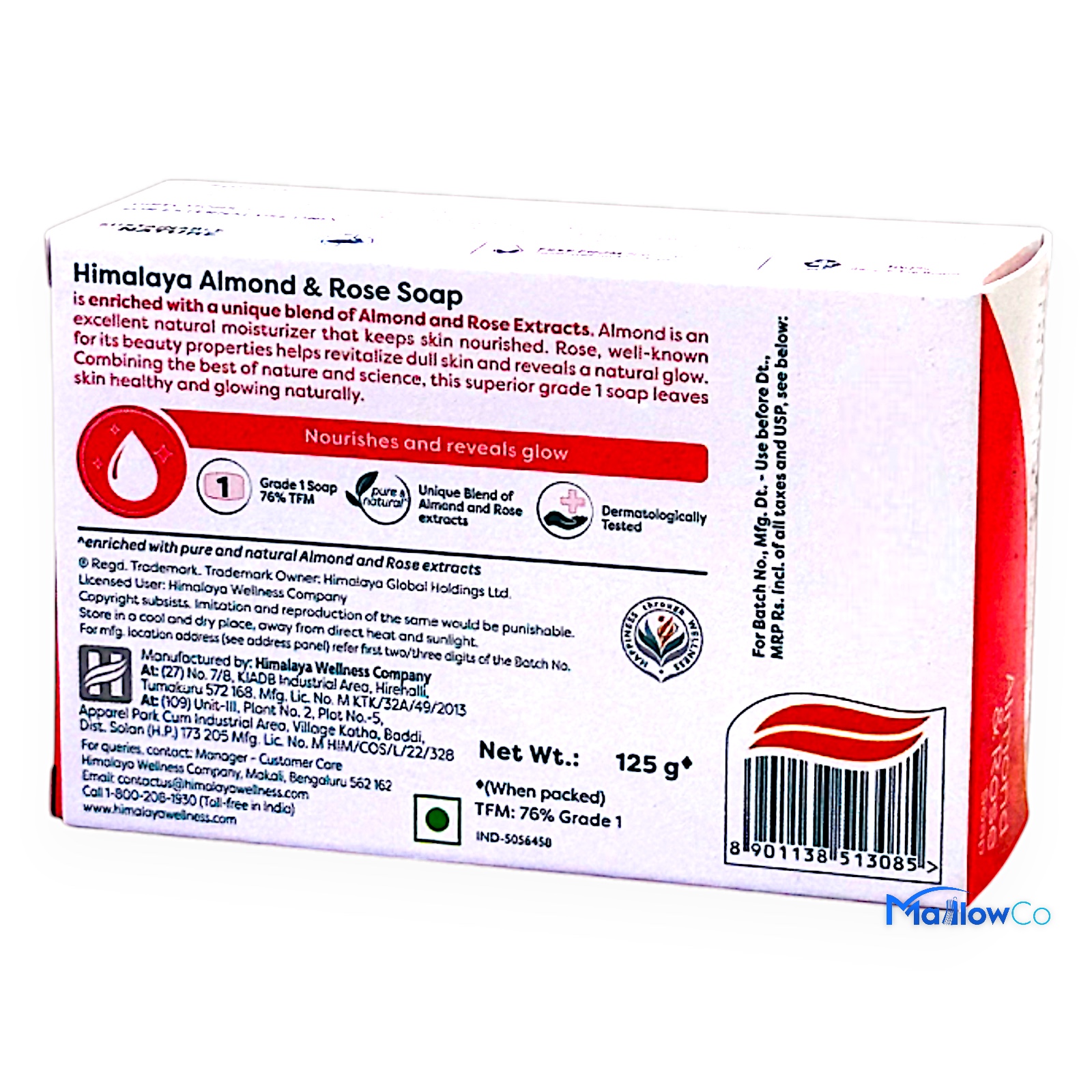 Himalaya Almond and Rose Soap - Cosmetics & Health 125gm by Himalaya - Image 2