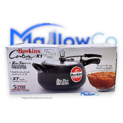 Hawkins Pressure Cooker Black Contura  XT Xtra Thick - Gas + Induction 5L - Kitchen & Utensils 1pcs - Image 3