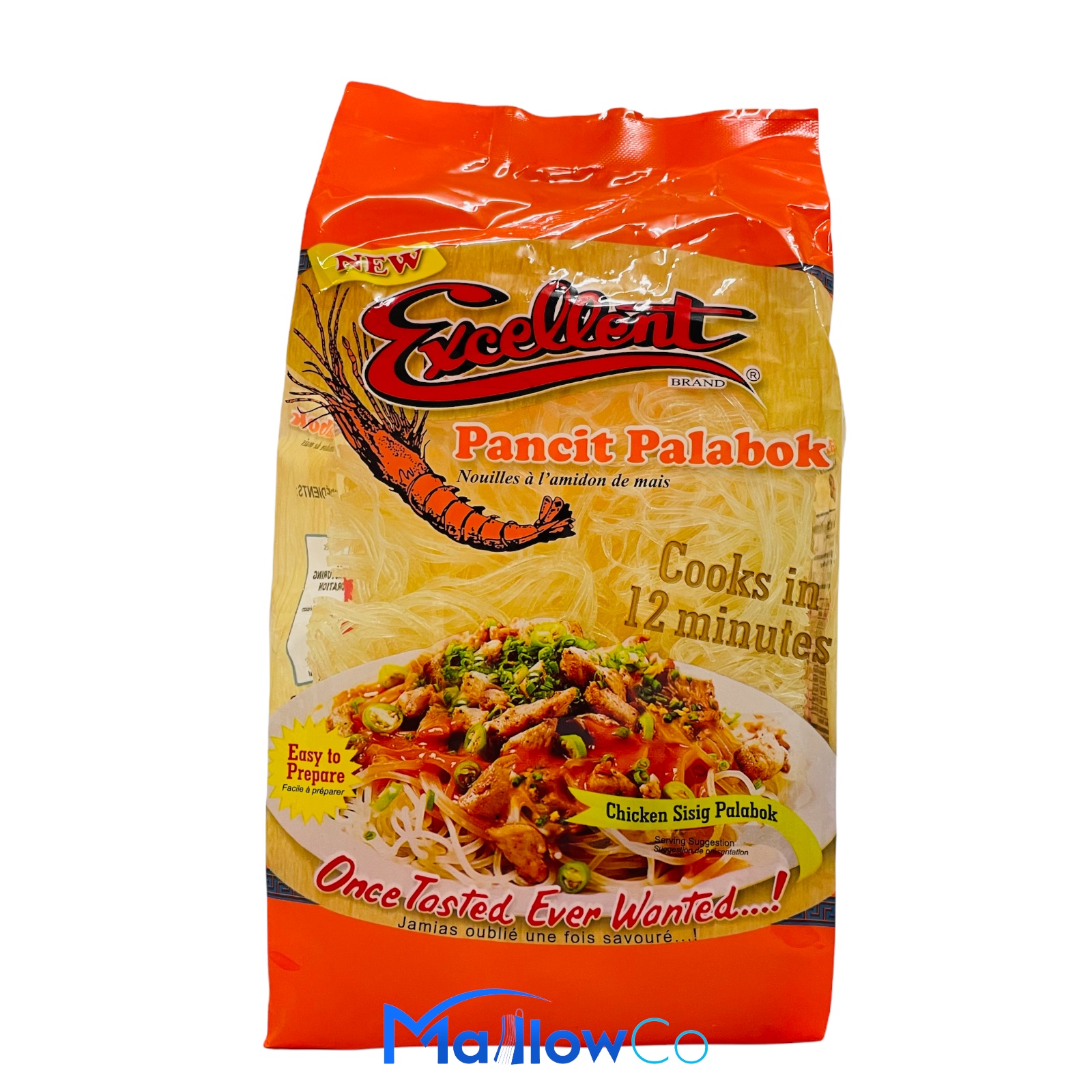 Excellent Pancit Palabok Noodles (chicken sisig)