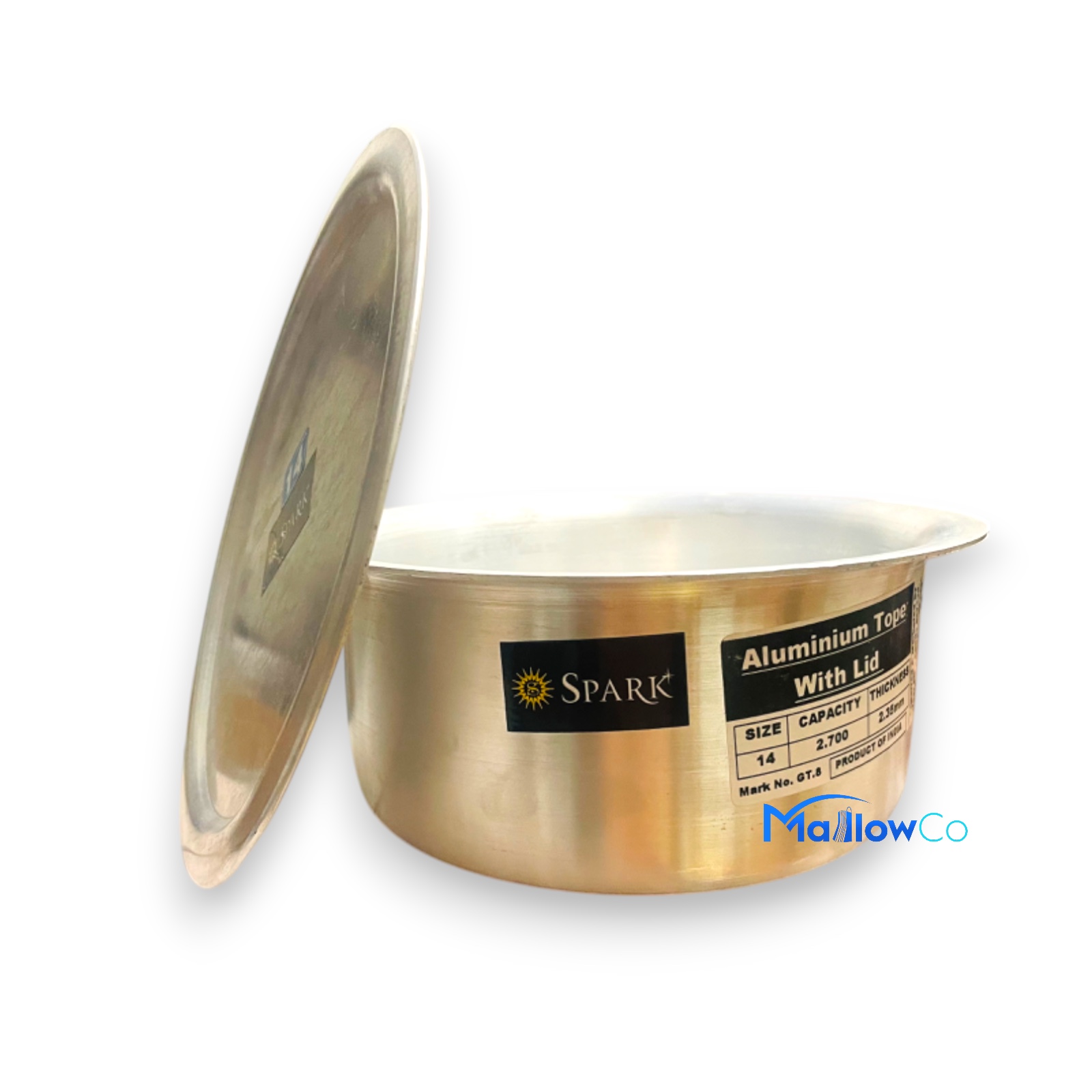 Aluminium Top With Lid  14 No