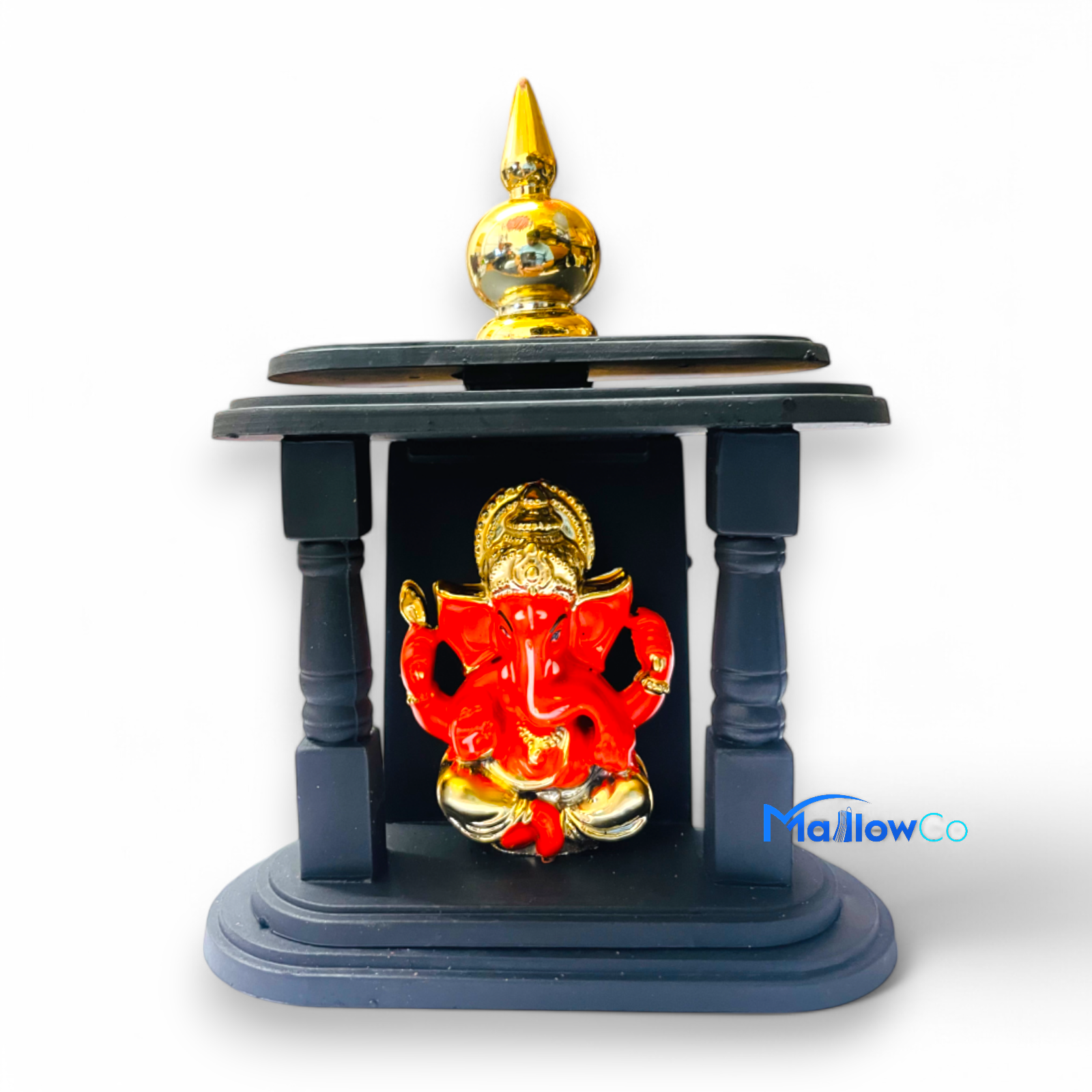 Small Bal Ganesh Statue with Temple 13 cm Height