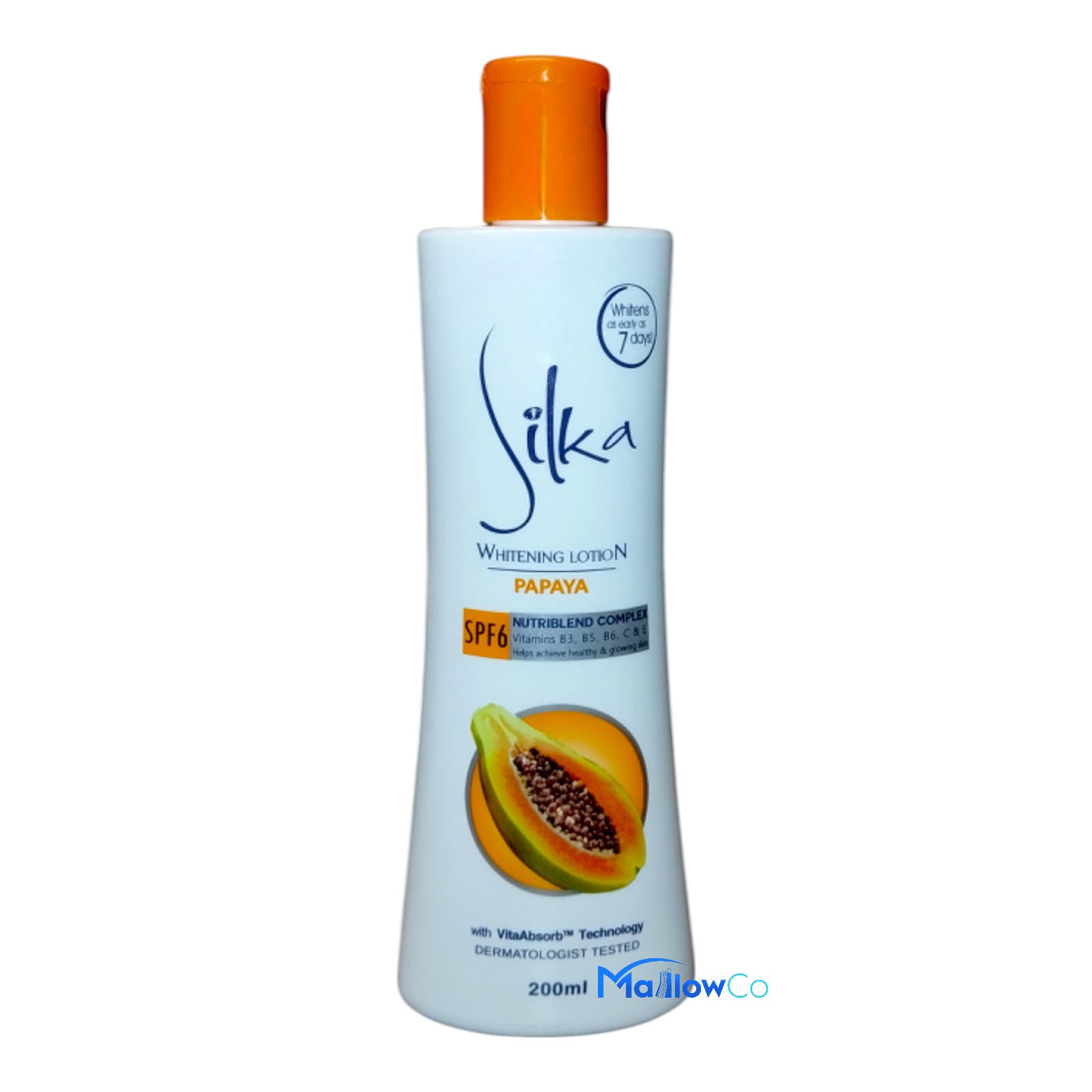 Silka Whitening Lotion Papaya 200ml