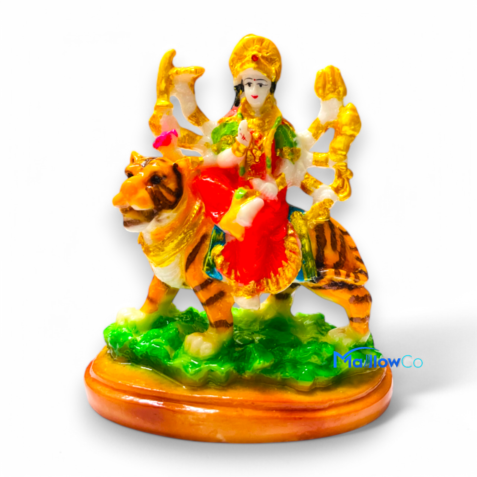 Durga Mata Statue On Tiger 170gm