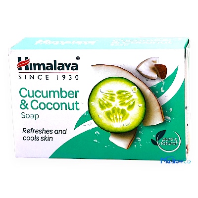 Himalaya Cucumber & Coconut Soap - Refreshing Herbal Bathing Bar